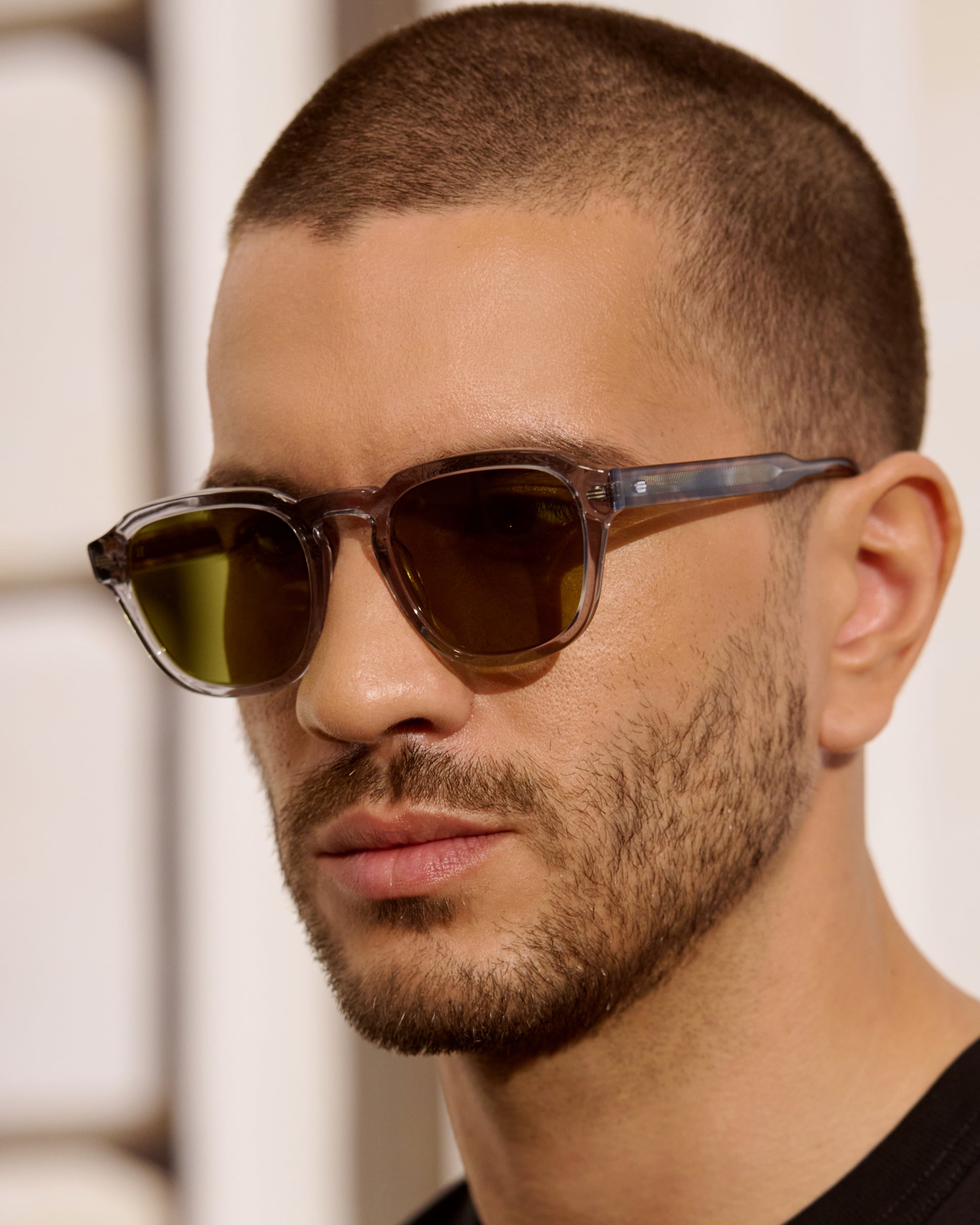 jimmy-fairly-la-headlight-lunettes-de-soleil-rectangulaires-grises-m-homme image 5