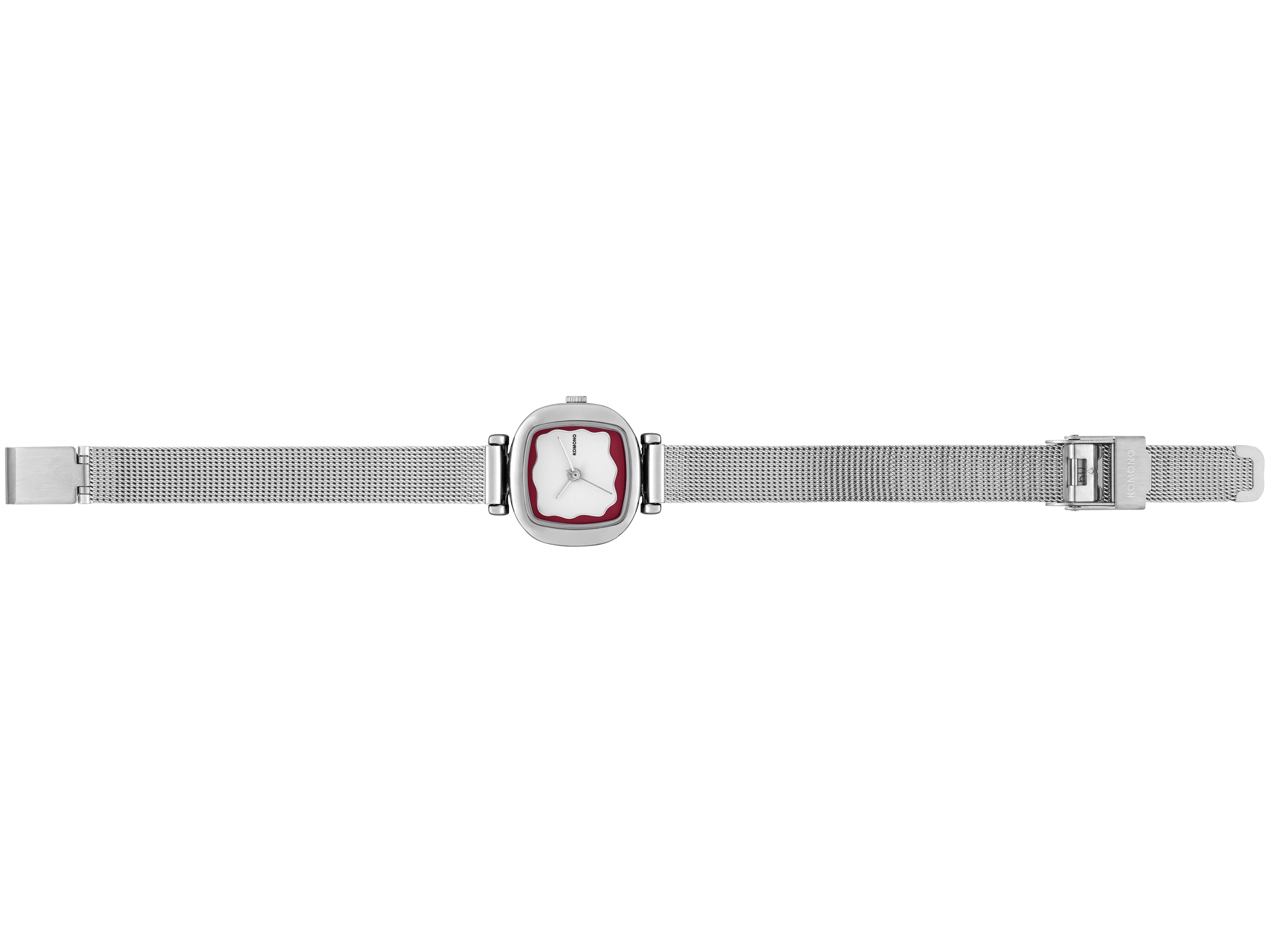 komono-moneypenny-wave-royale-silver-maroon-montre-femme image 3