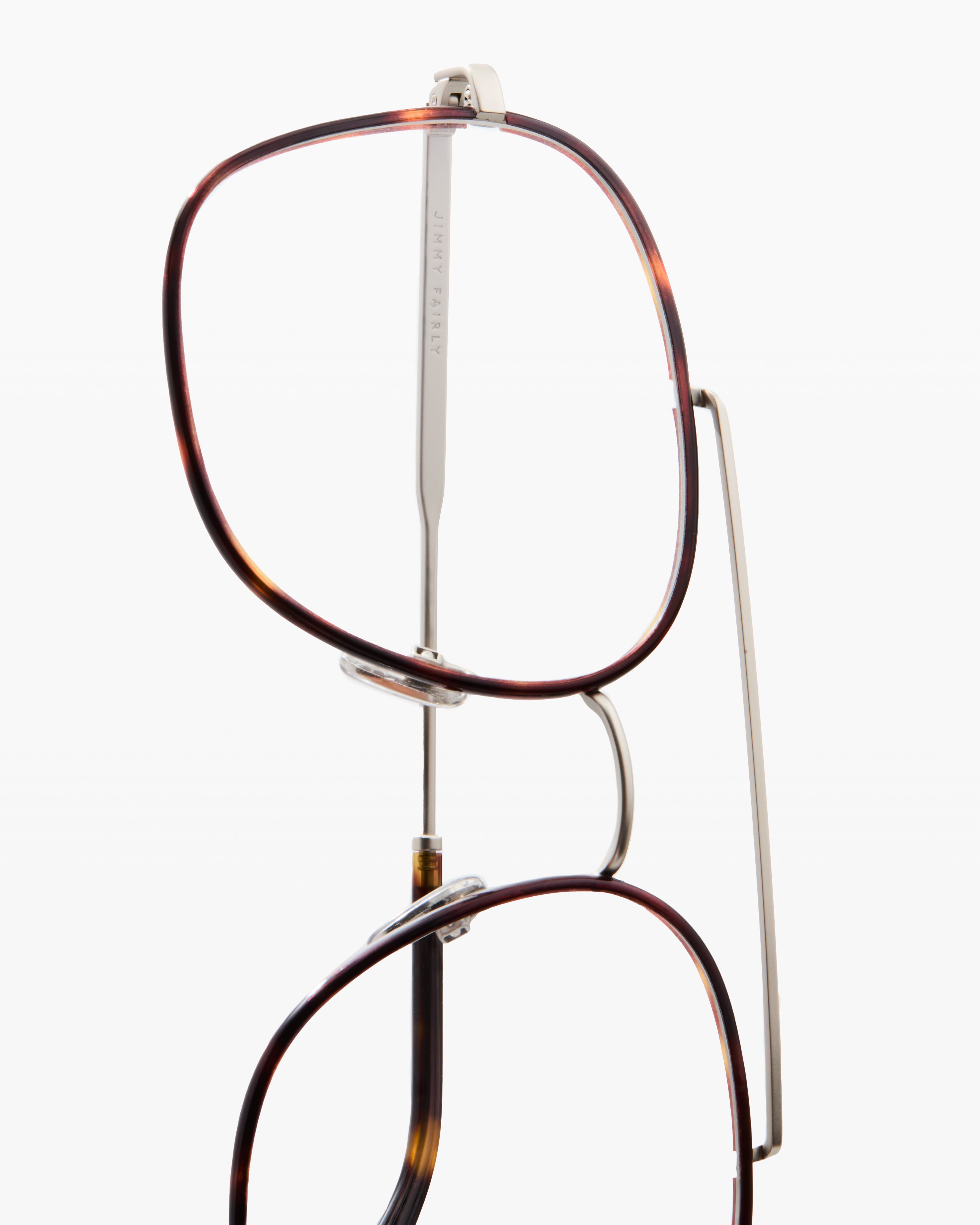 jimmy-fairly-la-lizzie-lunettes-de-vue-aviateur-en-acier-inoxydable-caille image 5