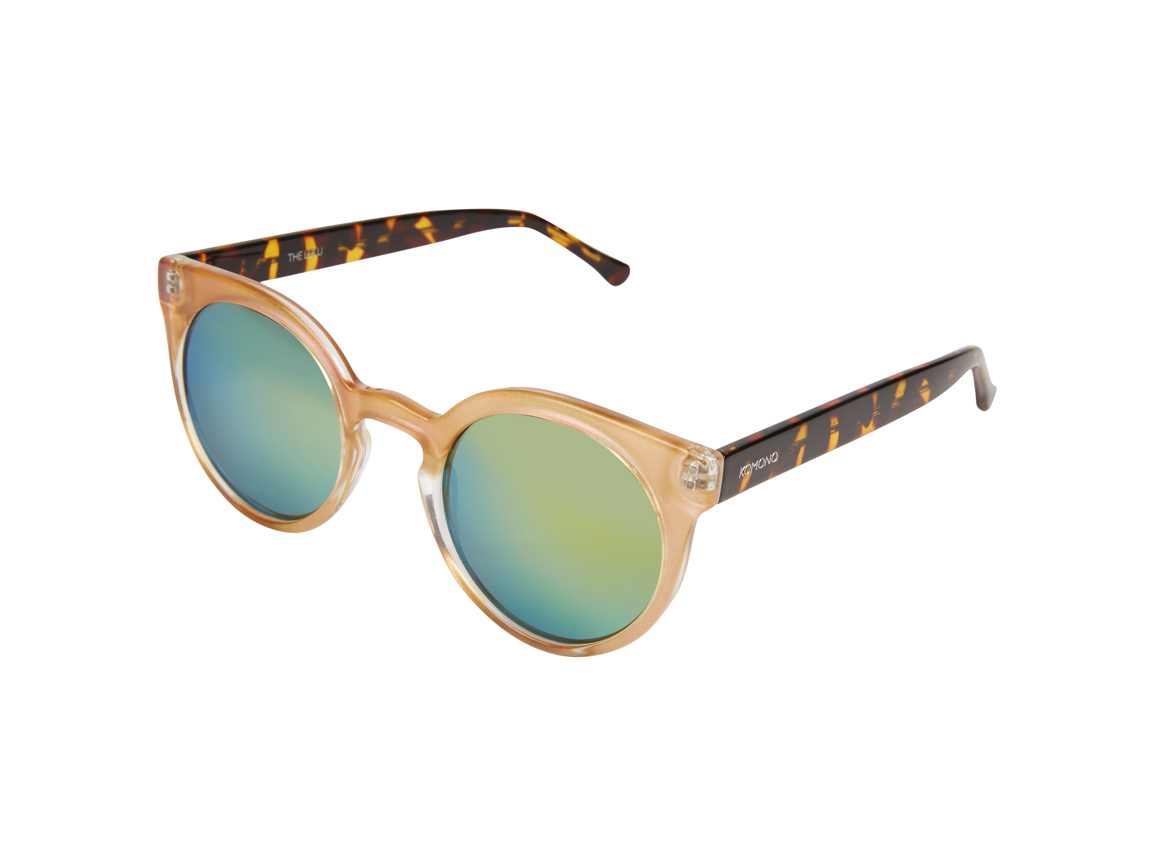komono-lulu-pearl-tortoise-lunettes-de-soleil-il-de-chat-verres-ronds-pour-femme image 2