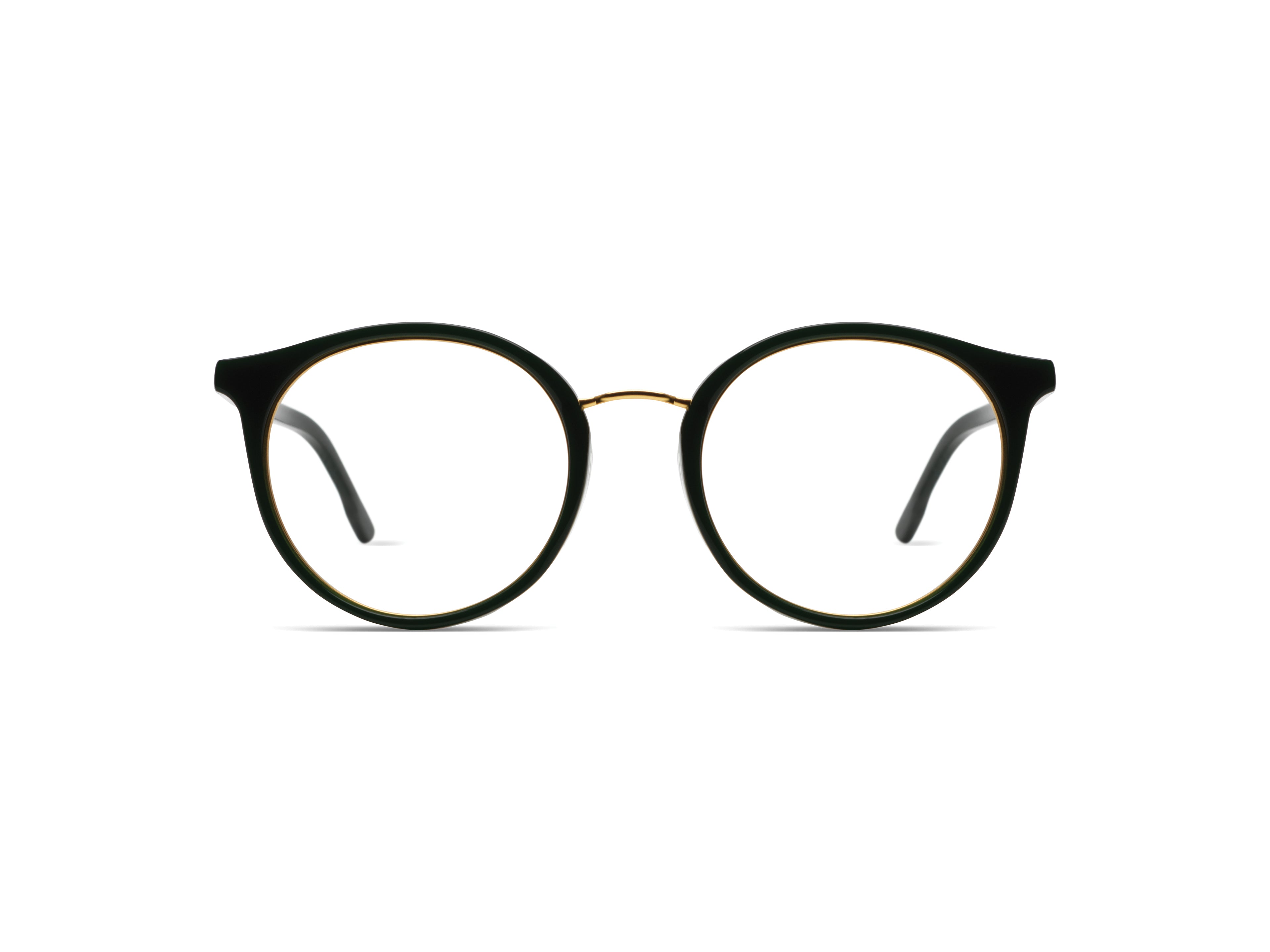 komono-eliot-hunter-gold-lunettes-de-soleil-rondes-acier-inoxydable-dor-verres-v image 1