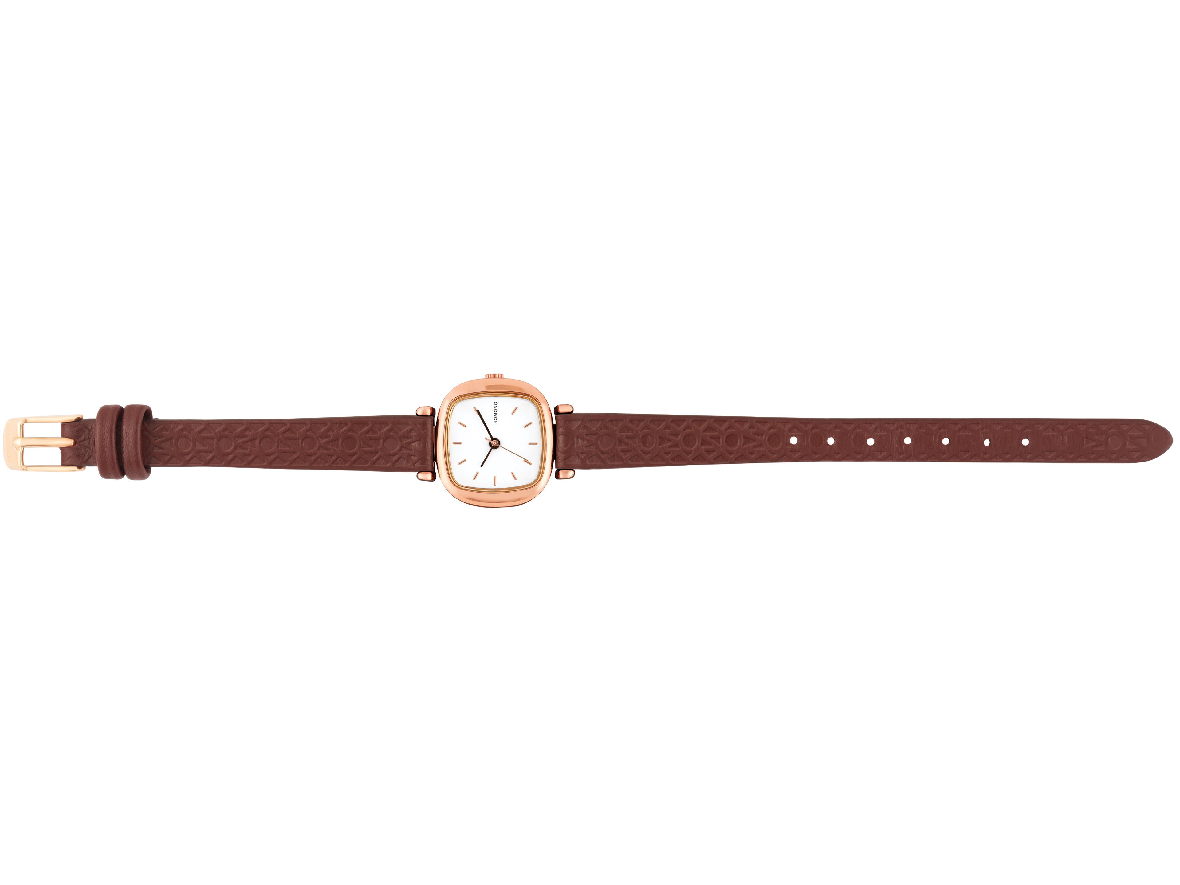 komono-moneypenny-monogram-auburn-montre-bracelet-minimaliste-pour-femme image 2