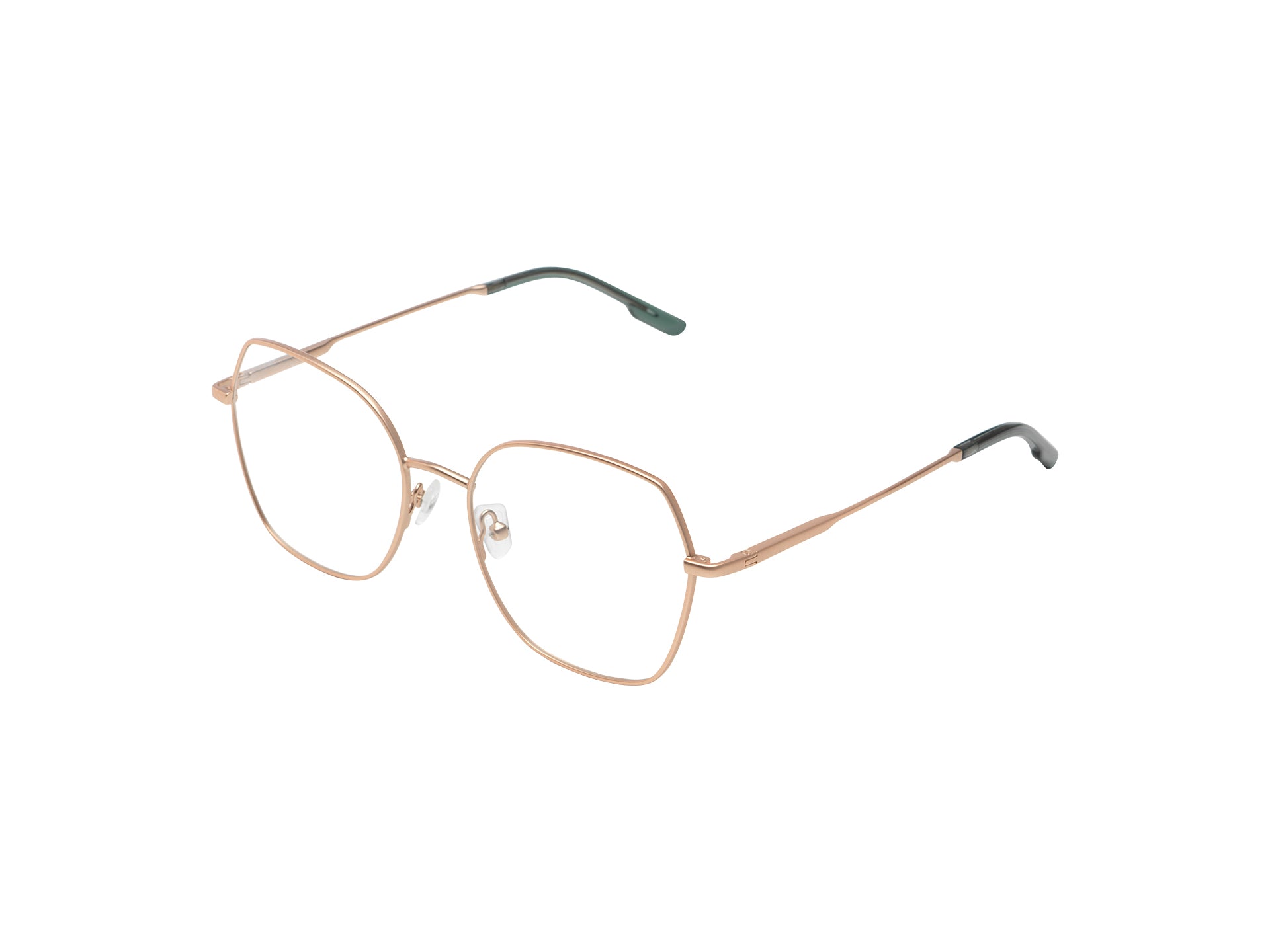 komono-dana-rose-gold-monture-optique-papillon-acier-inoxydable image 2