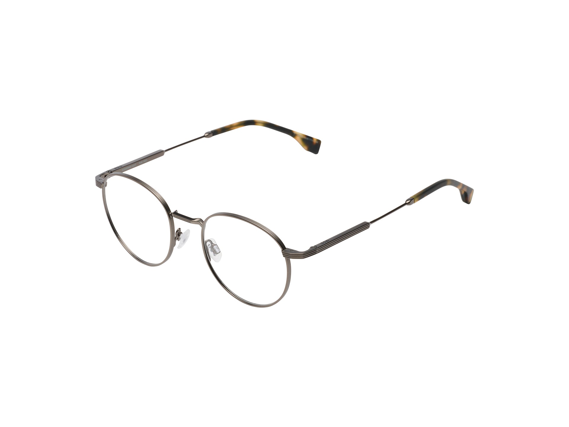 komono-rio-gun-matte-lunettes-de-vue-monture-titane-mat-forme-panto image 2
