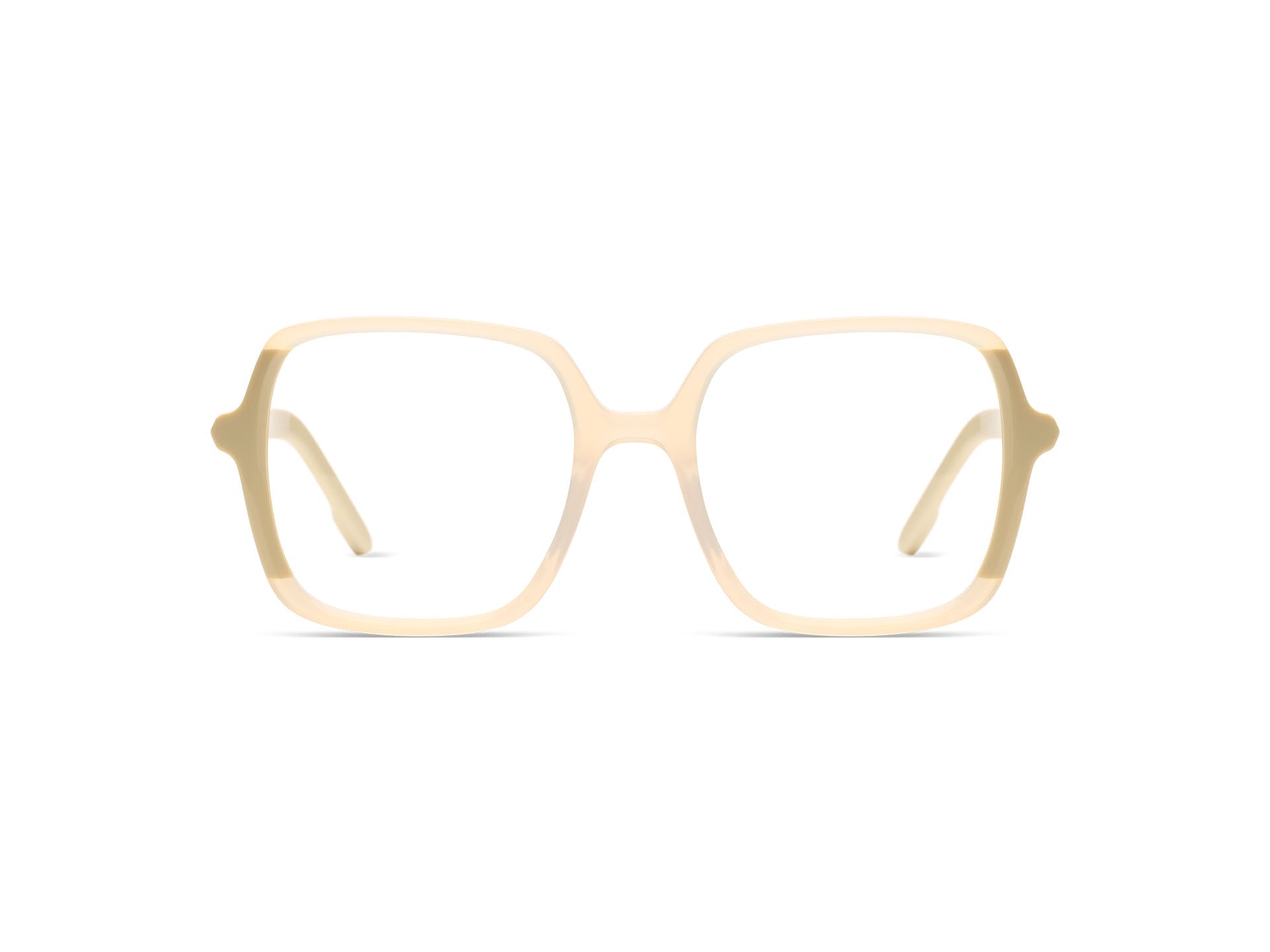 komono-barbara-milky-white-monture-optique-carr-e-oversize-blanc-laiteux image 1