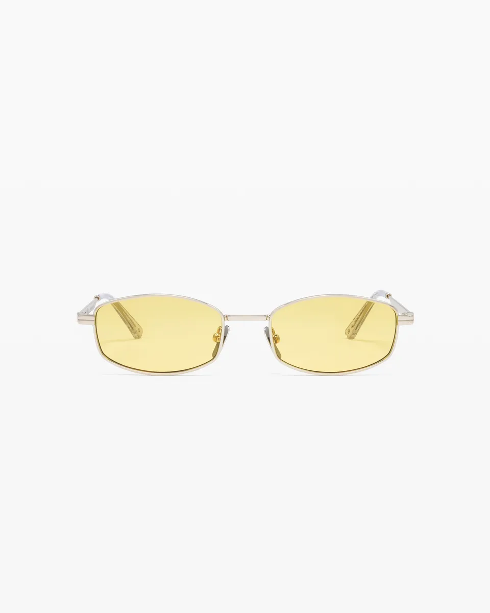 jimmy-fairly-la-thib-lunettes-de-soleil-rectangulaires-en-acier-inoxydable-argen image 1