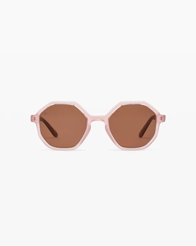 jimmy-fairly-la-mini-west-coast-lunettes-de-soleil-hexagonales-enfant-rose-taill image 1