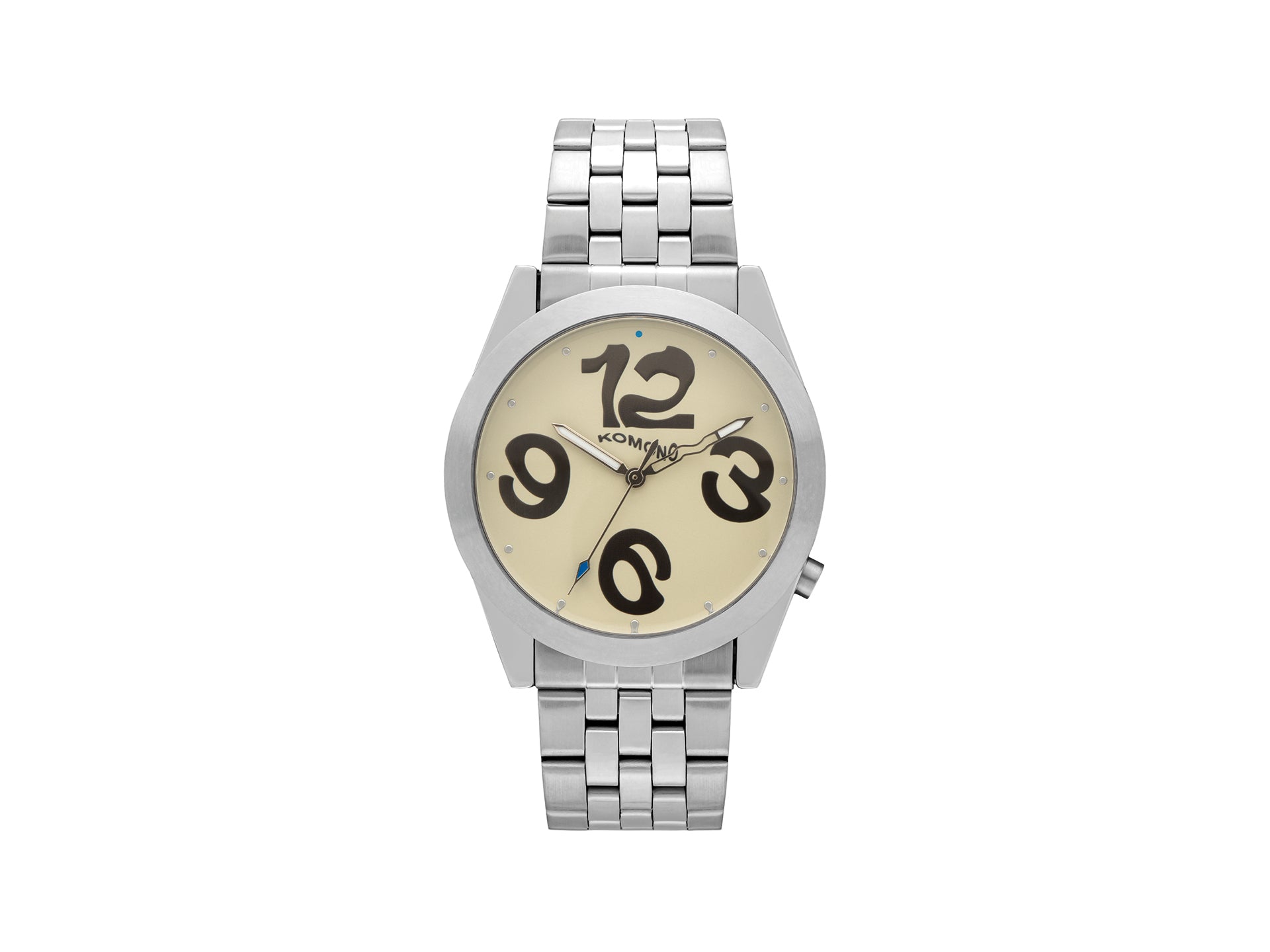 komono-ray-liquid-estate-silver-marshmallow-montre-acier image 1