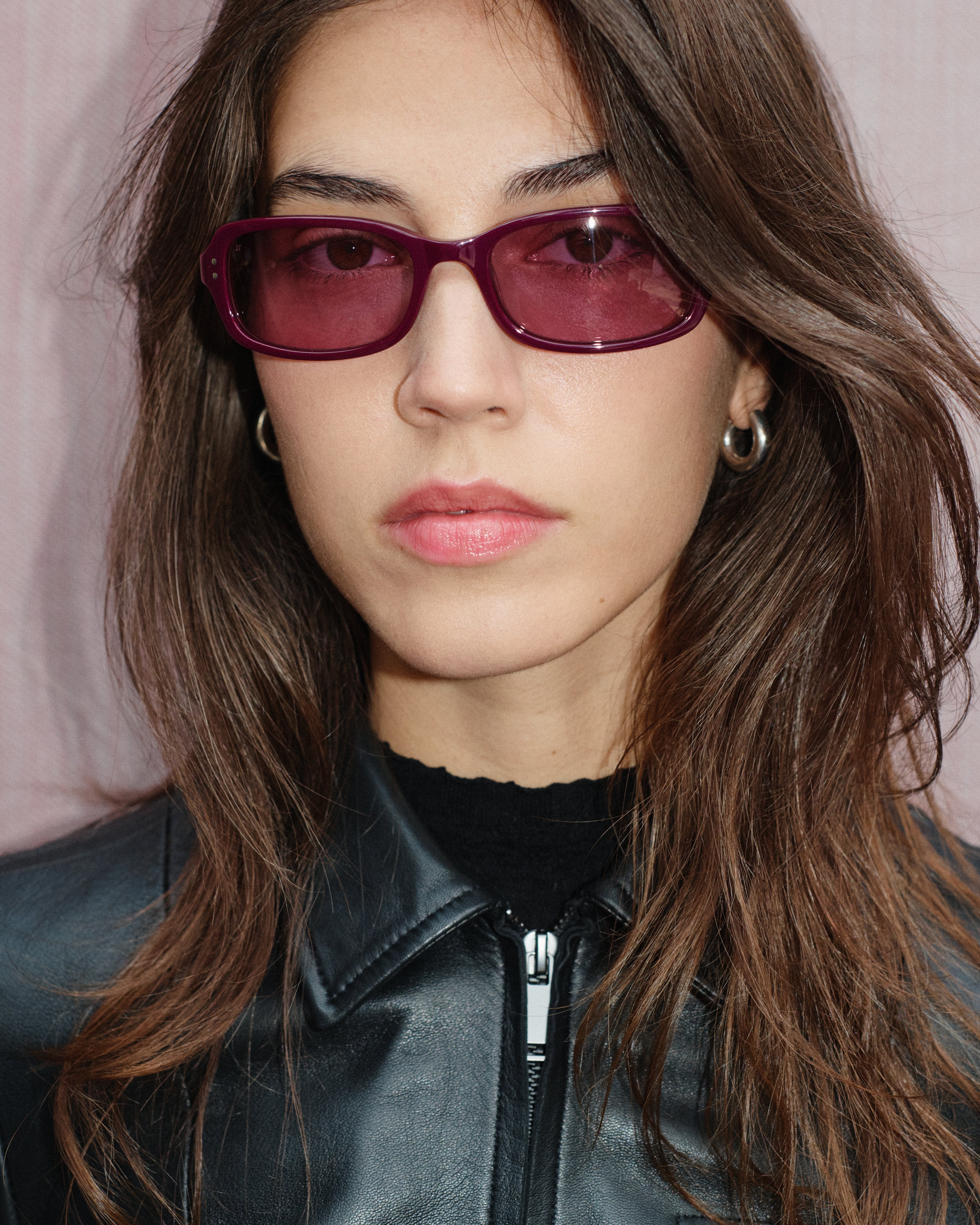 jimmy-fairly-la-jani-lunettes-de-soleil-rectangulaires-en-ac-tate-violet-style-9 image 3
