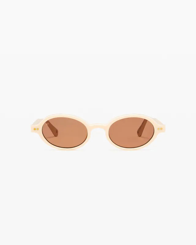 jimmy-fairly-la-elvie-lunettes-de-soleil-ovales-cr-me-femme-pour-l-t image 1