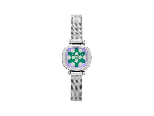 komono-moneypenny-aurora-royale-silver-lilac-montre-solaire-bracelet-royale-acie image 1