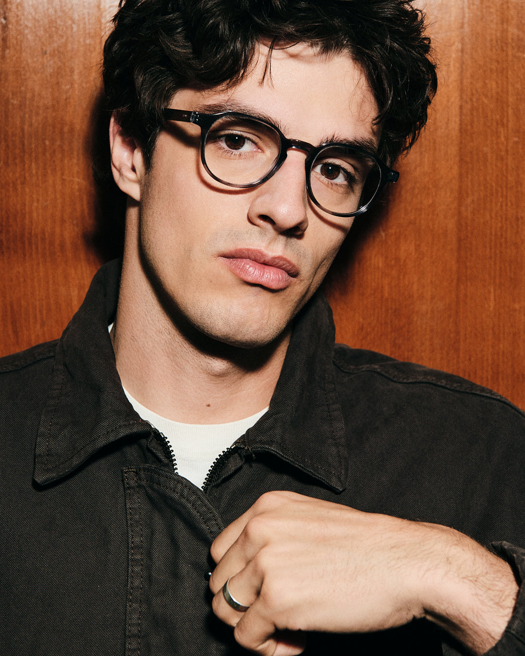 jimmy-fairly-la-evans-lunettes-de-vue-carr-es-bleues-medium-visage-fin image 2