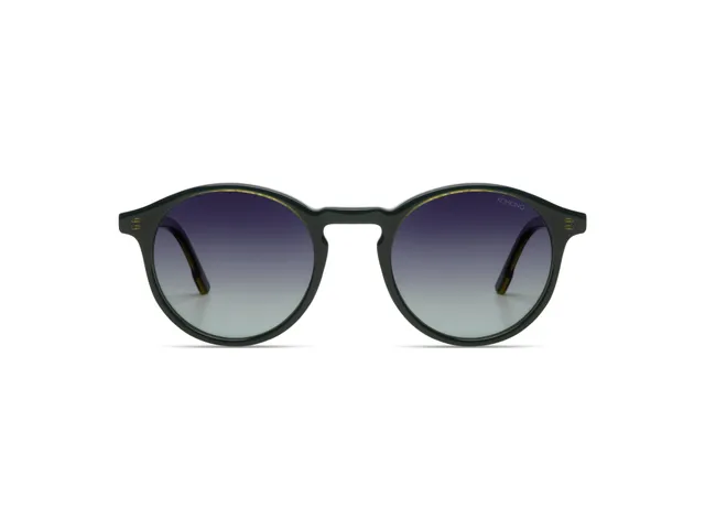 komono-archie-grand-black-sage-lunettes-de-soleil-rondes-ac-tate-cologique image 1