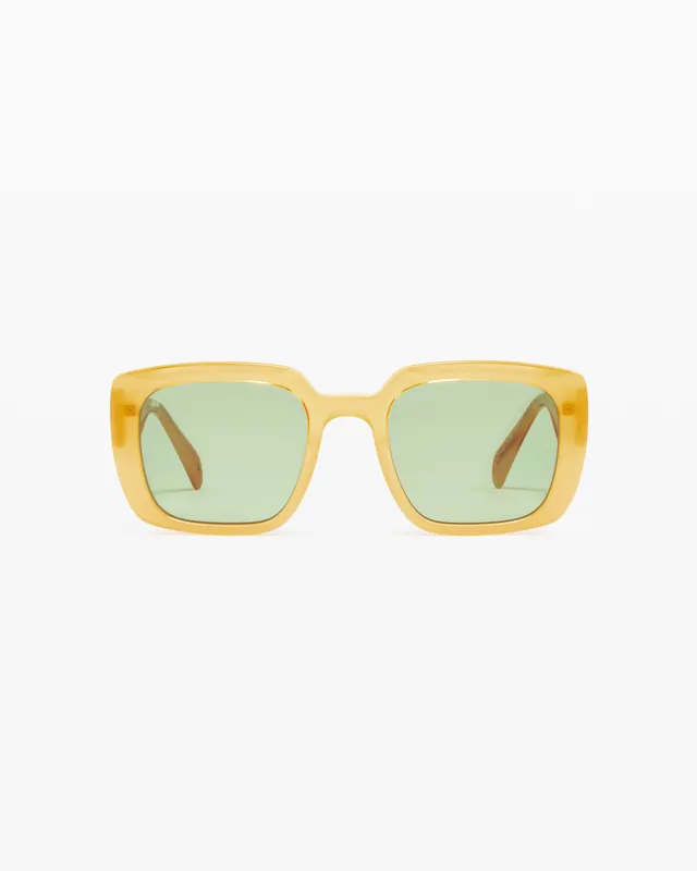 jimmy-fairly-la-ayla-lunettes-de-soleil-carr-es-oversize-jaunes-en-ac-tate-taill image 1