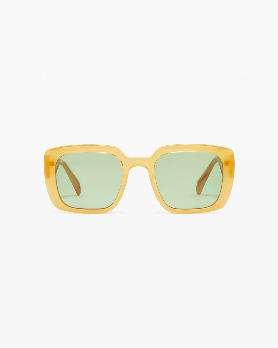 jimmy-fairly-la-ayla-lunettes-de-soleil-carr-es-oversize-jaunes-en-ac-tate-taill image 1