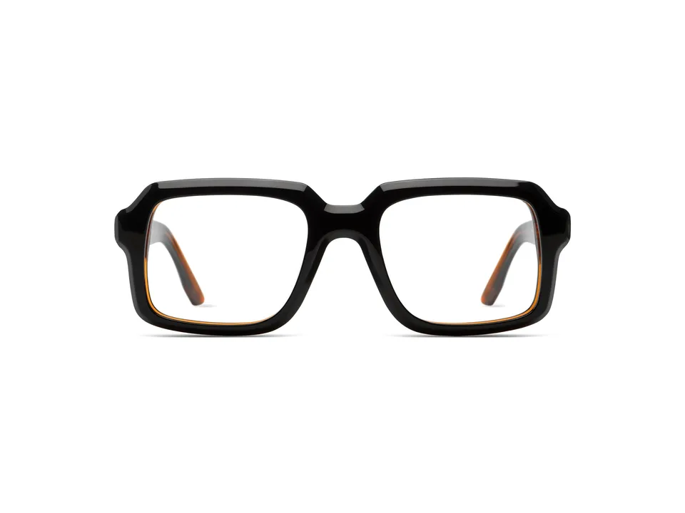 komono-teddy-black-bronze-monture-optique-rectangulaire-ac-tate-medium image 1