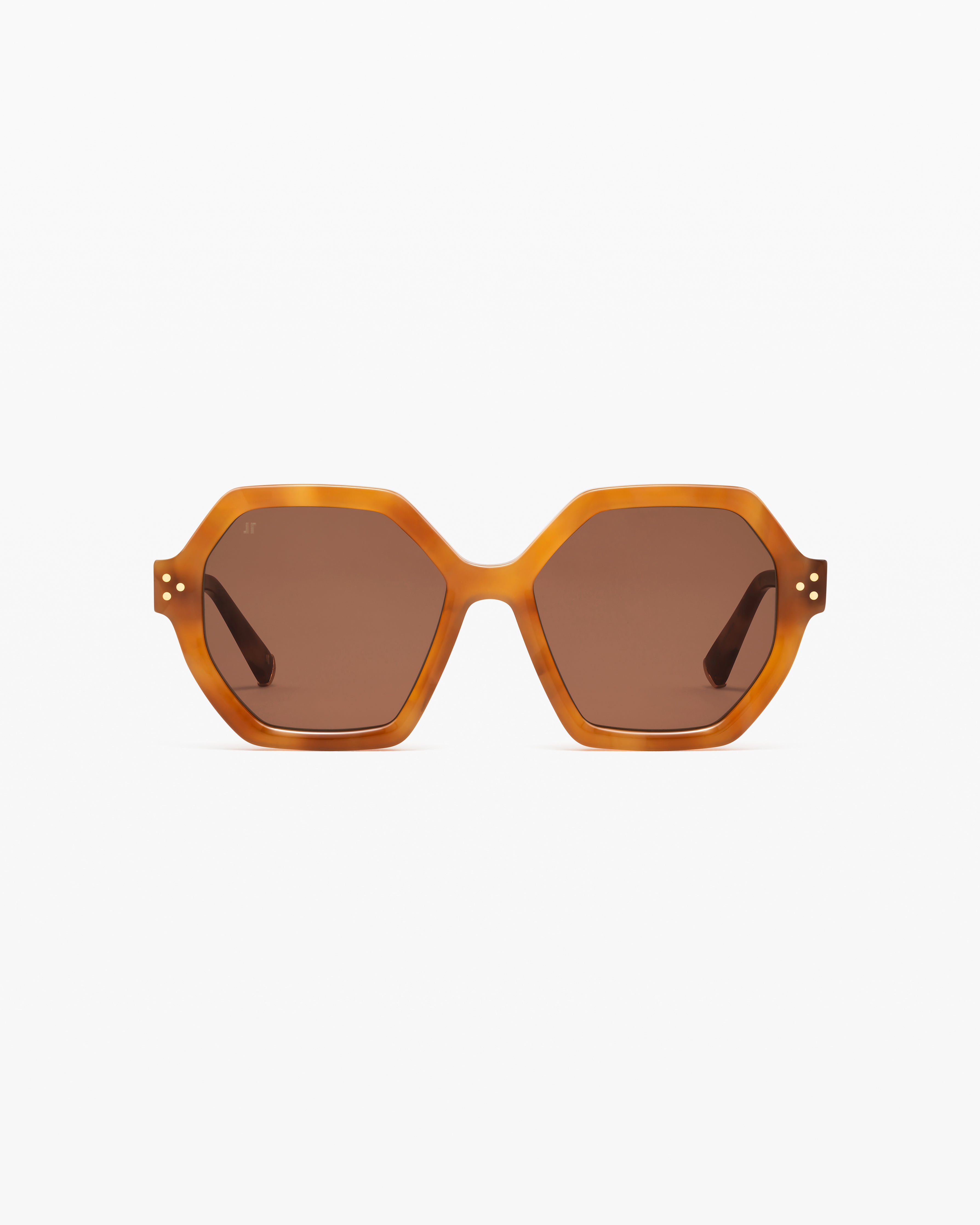 jimmy-fairly-la-calista-lunettes-de-soleil-hexagonales-en-ac-tate-caille-clair-f image 1