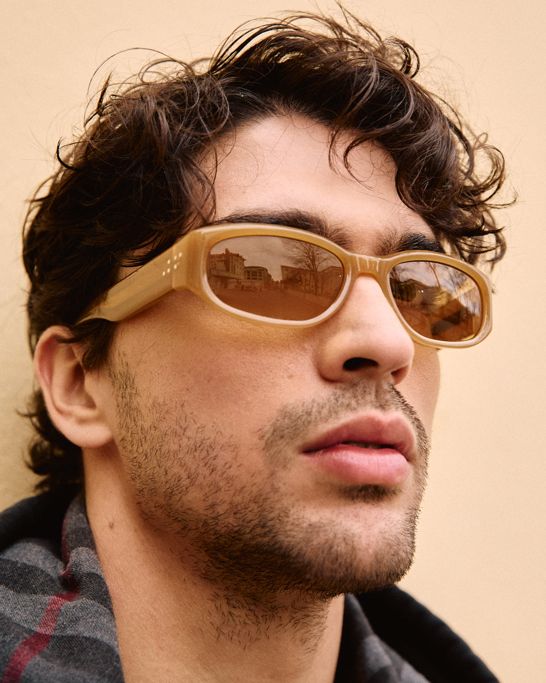 jimmy-fairly-la-spice-lunettes-de-soleil-rectangulaires-en-ac-tate-brun-verres-c image 5