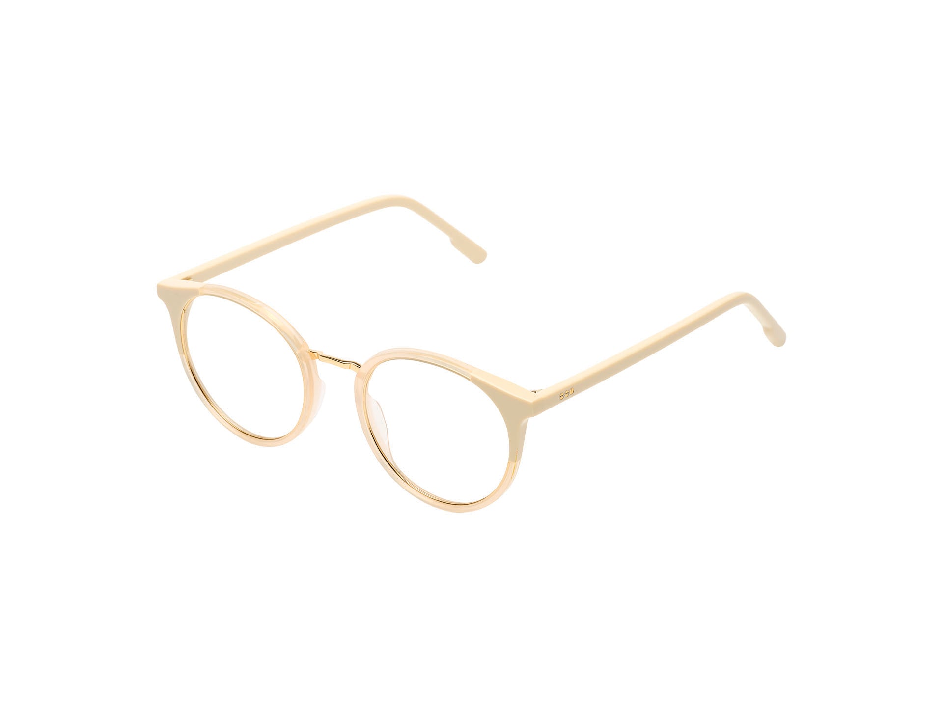 komono-eliot-milky-white-whitegold-lunettes-de-vue-forme-ronde-ail-e-plaquettes- image 2