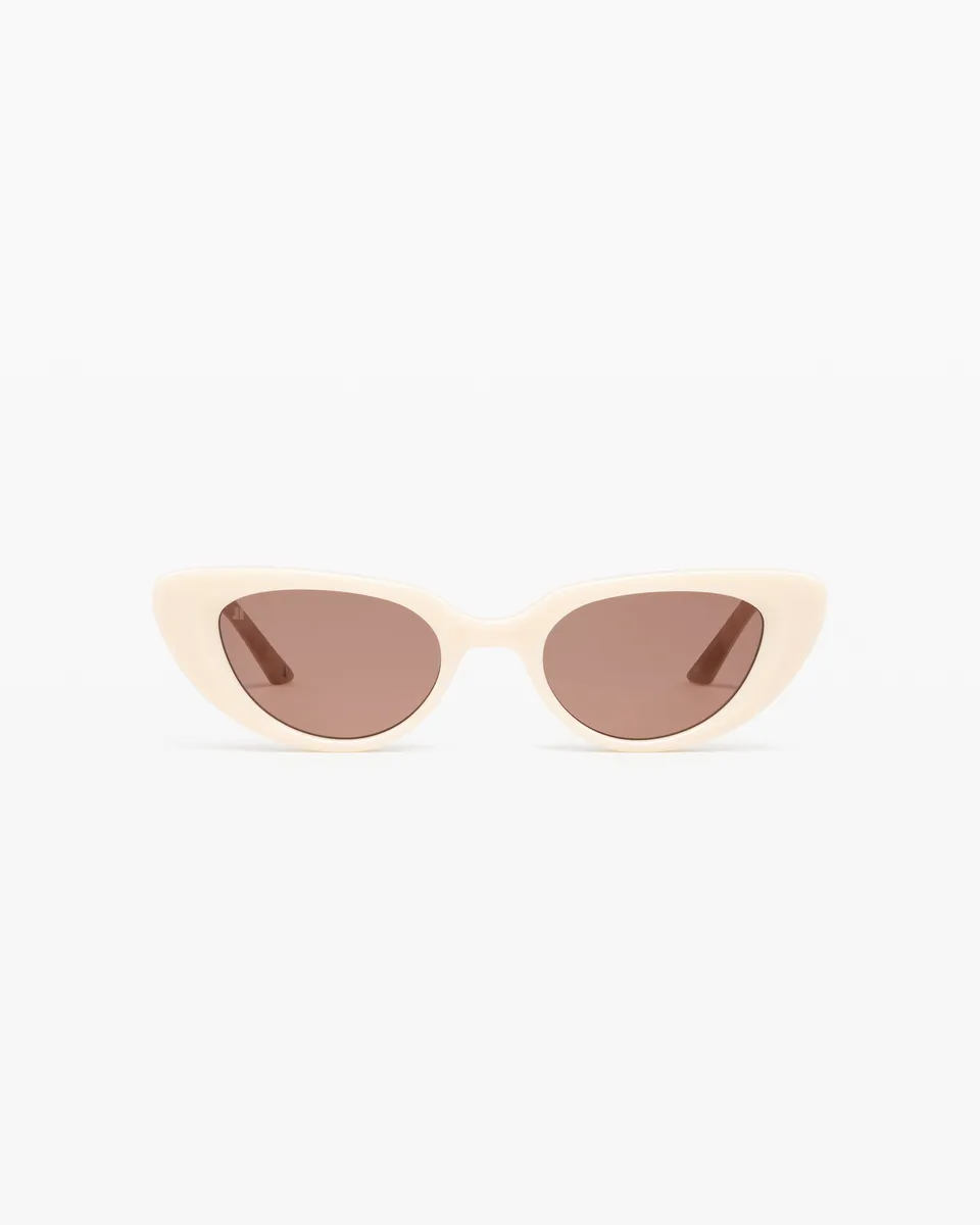 jimmy-fairly-la-miza-lunettes-de-soleil-papillon-femme-cr-me-taille-m image 1