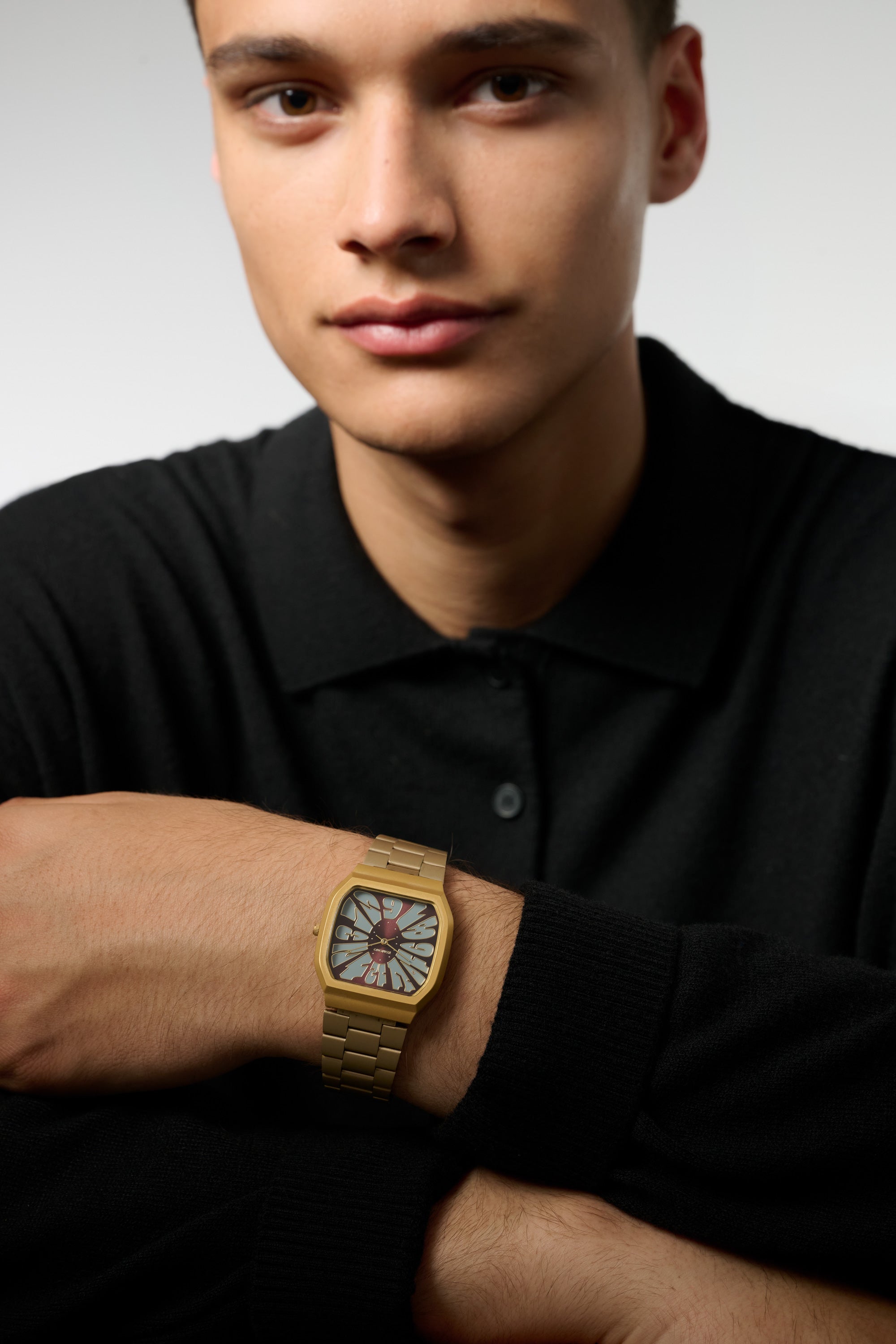 komono-max-flower-gold-maroon-blue-montre image 4