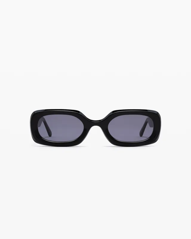 jimmy-fairly-la-abyss-lunettes-de-soleil-rectangulaires-noires-femme image 1