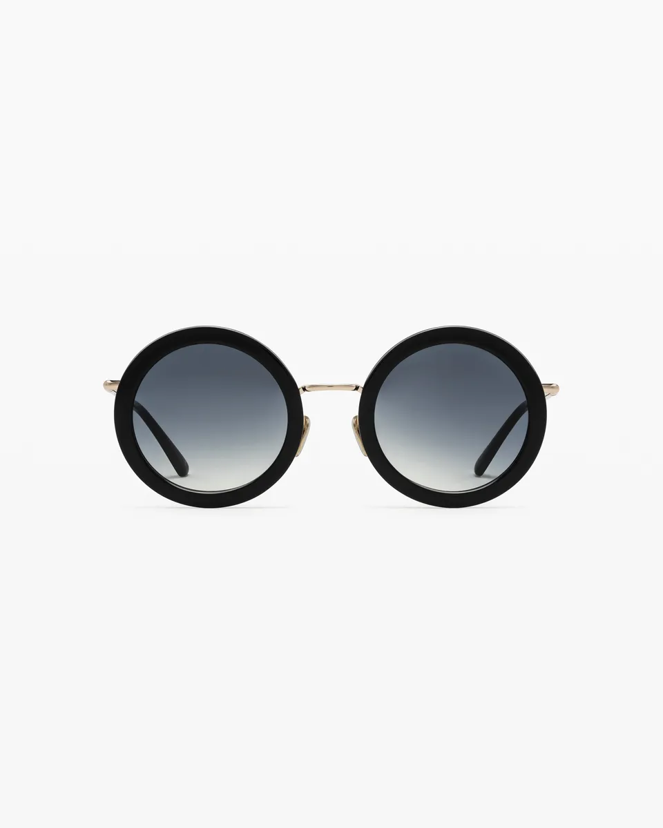 jimmy-fairly-la-ibiza-lunettes-de-soleil-rondes-femme-ac-tate-de-cellulose-noir- image 1