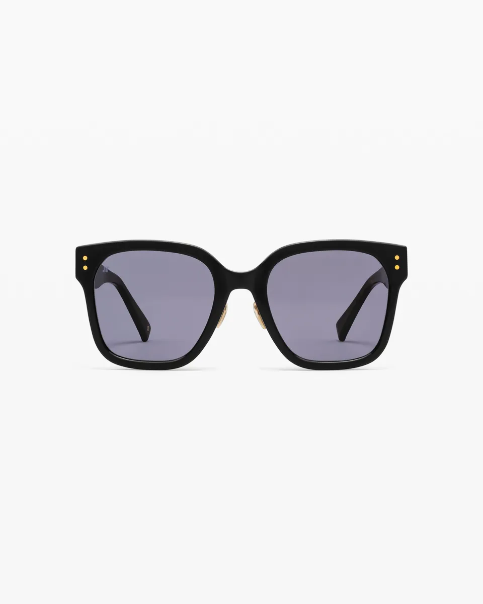 jimmy-fairly-la-sloane-lunettes-de-soleil-carr-es-noires-femme image 1