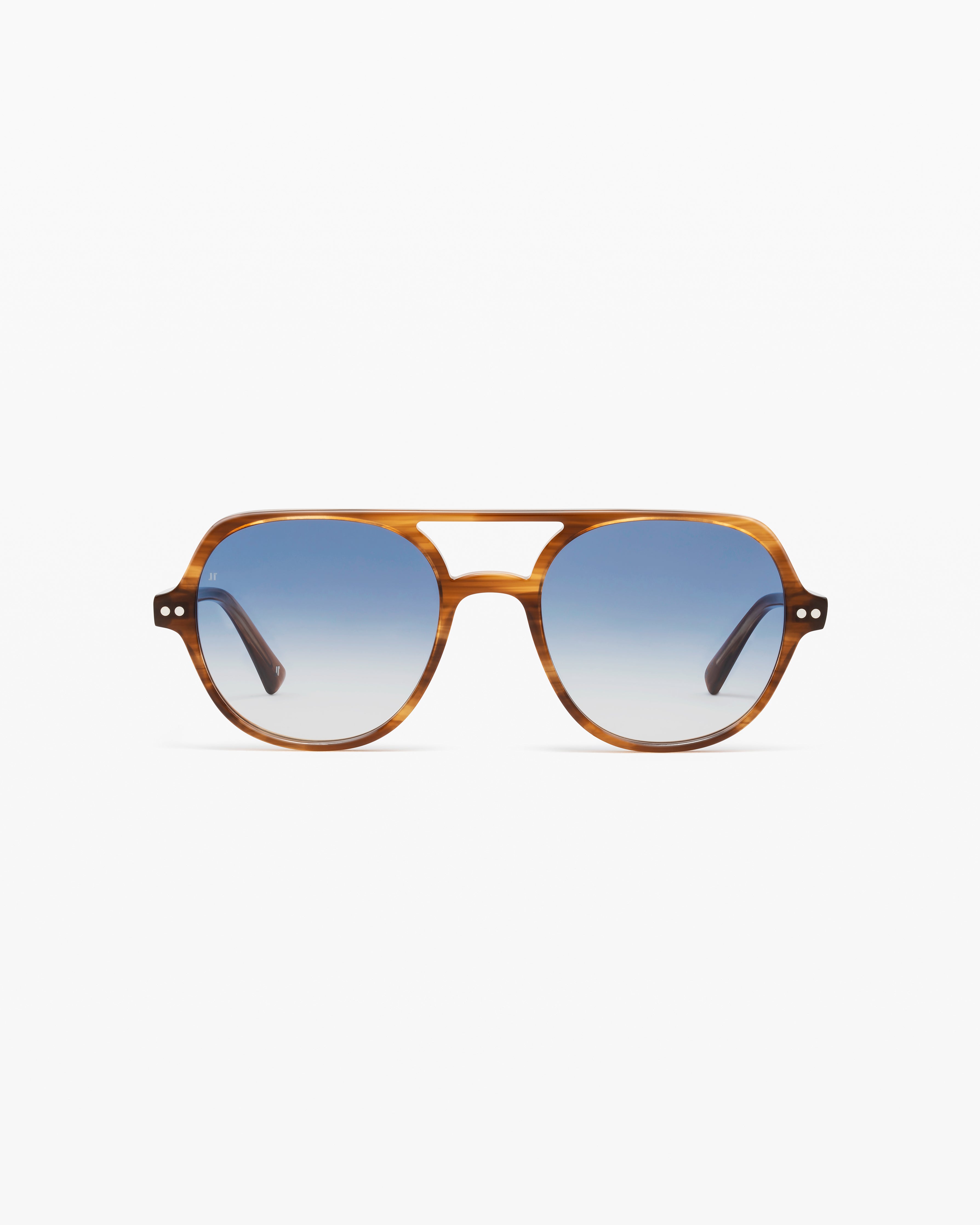 jimmy-fairly-la-lars-lunettes-de-soleil-homme-aviateur-en-ac-tate-marron-verres- image 1