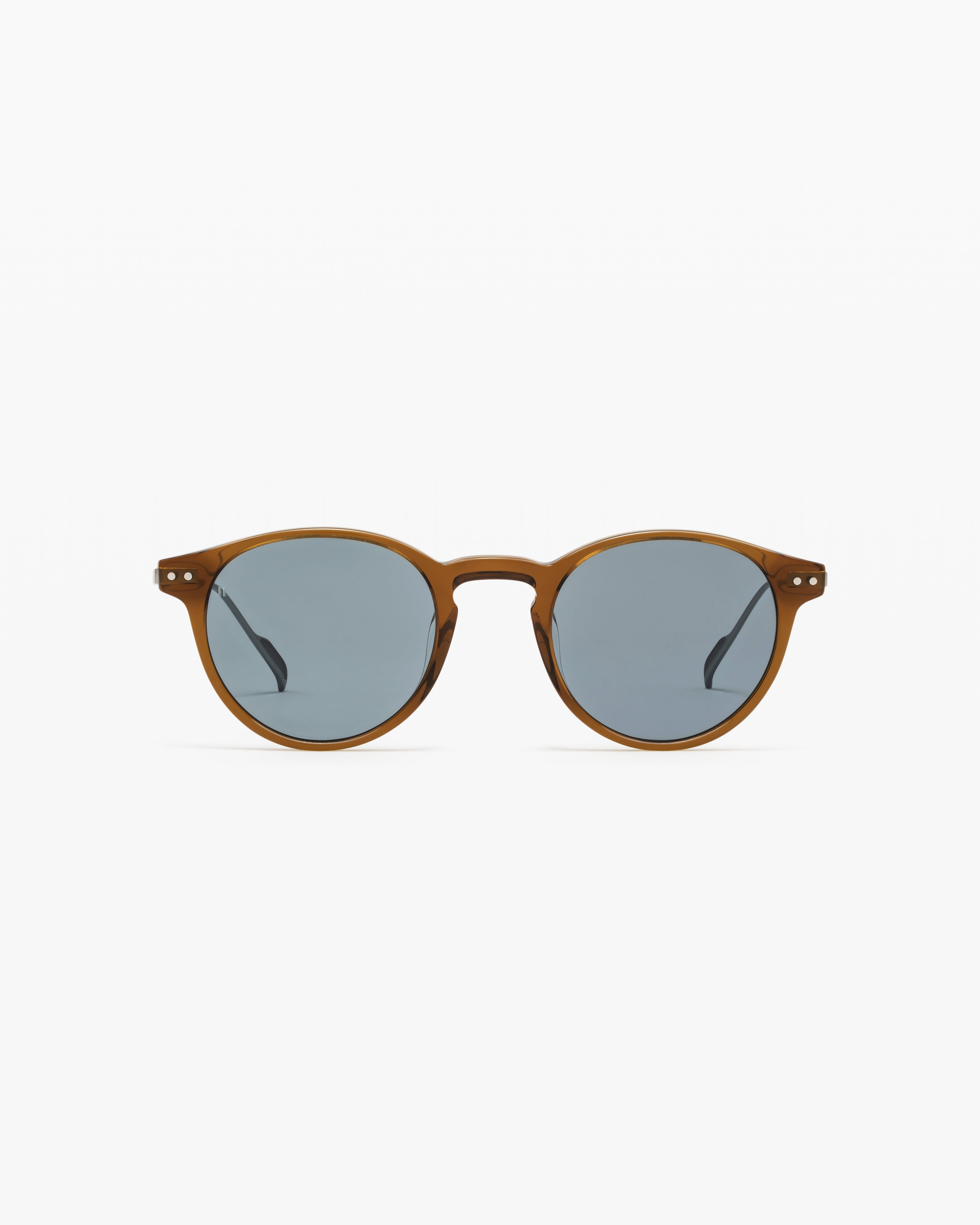 jimmy-fairly-la-emilio-l-lunettes-de-soleil-rondes-homme-marron image 1