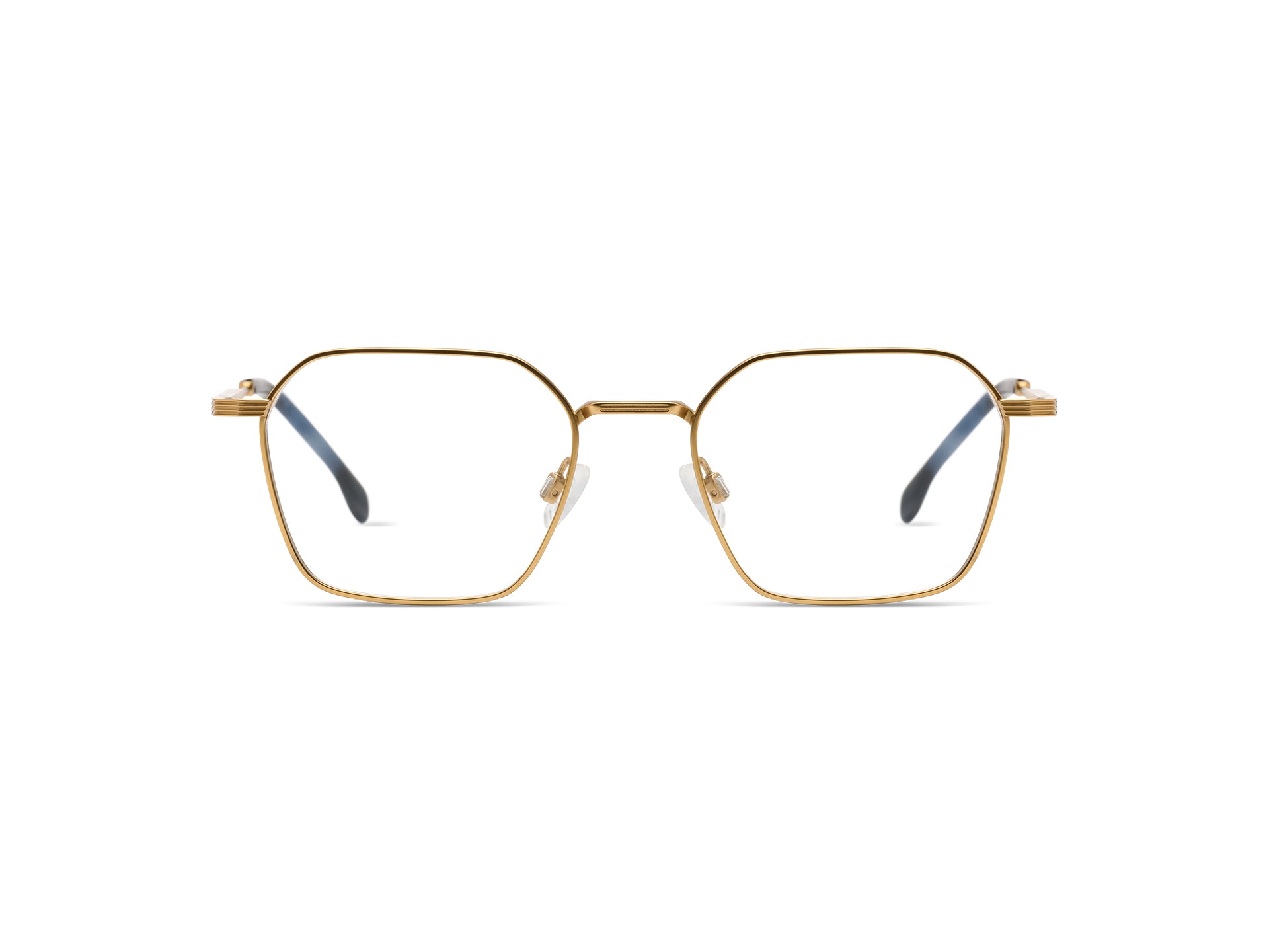 komono-yuki-gold-matte-lunettes-de-vue-carr-es-finition-or-mat image 1