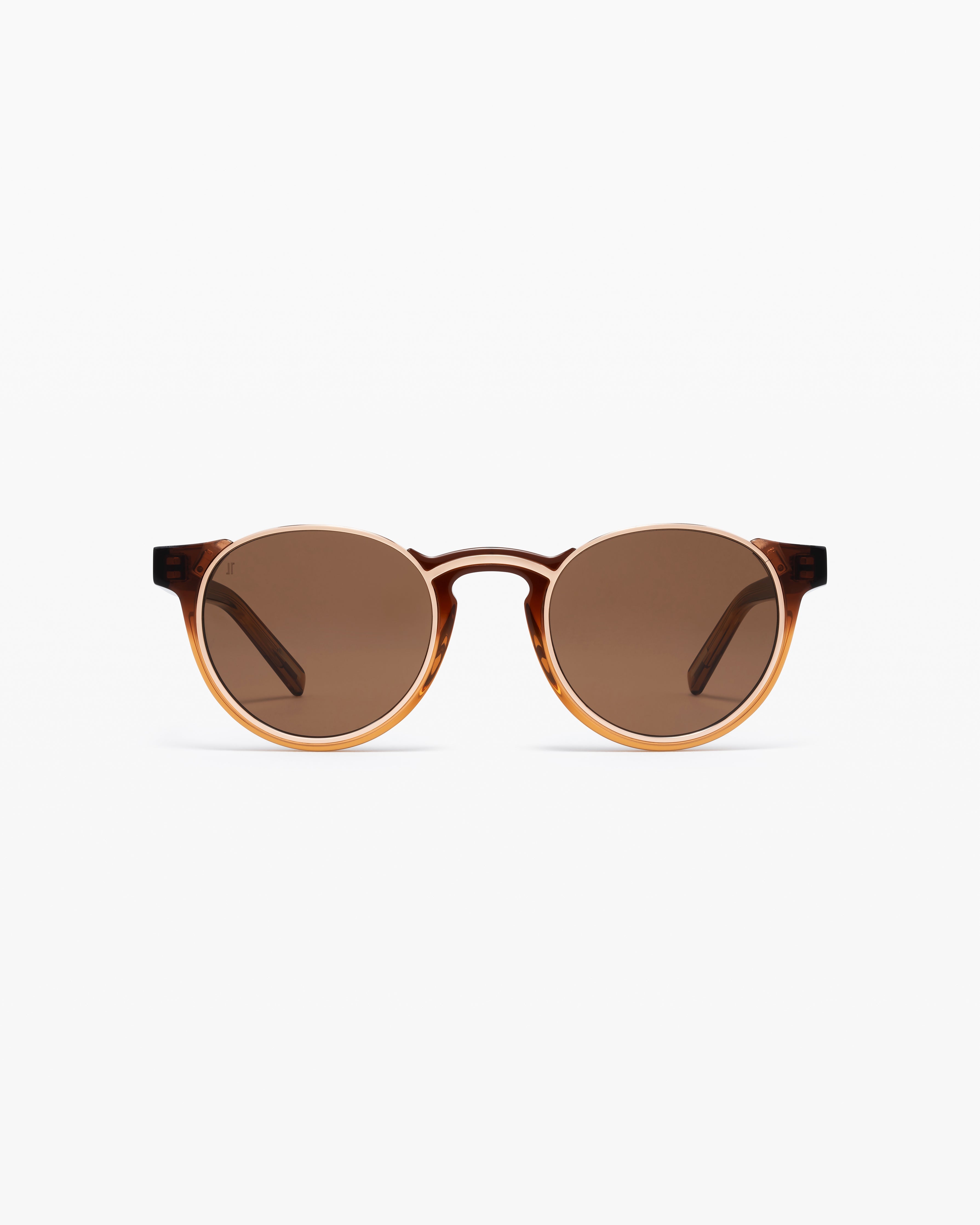 jimmy-fairly-la-e-001-lunettes-de-soleil-rondes-titane-et-ac-tate-marron-taille- image 1