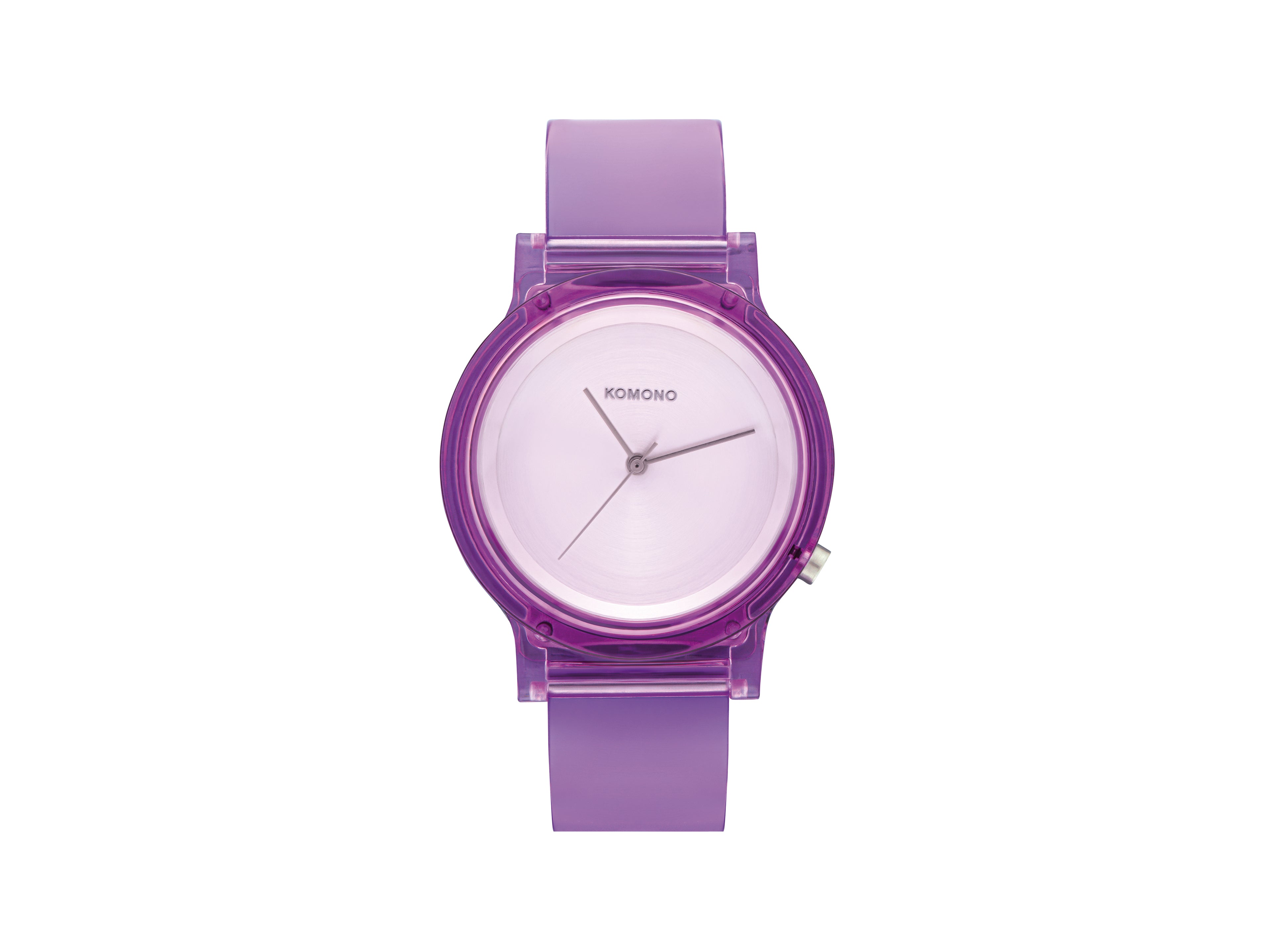 komono-mono-electro-bubble-gum-lunettes-translucides-violet image 1