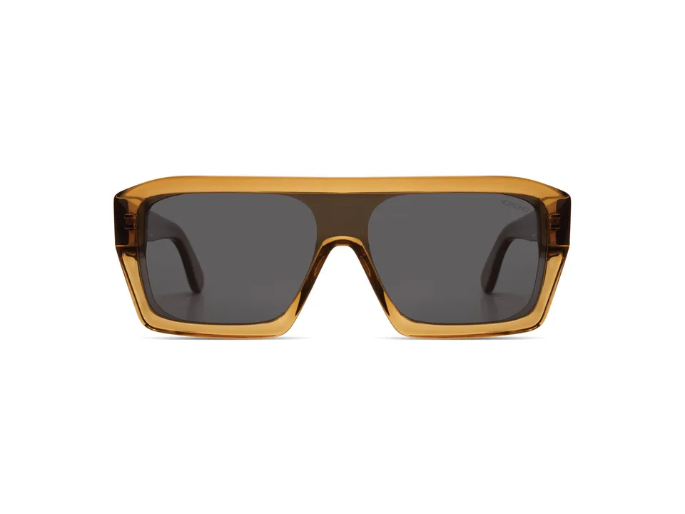 komono-aksel-sand-lunettes-de-soleil-carr-es-en-ac-tate-cologique-grande-taille image 1