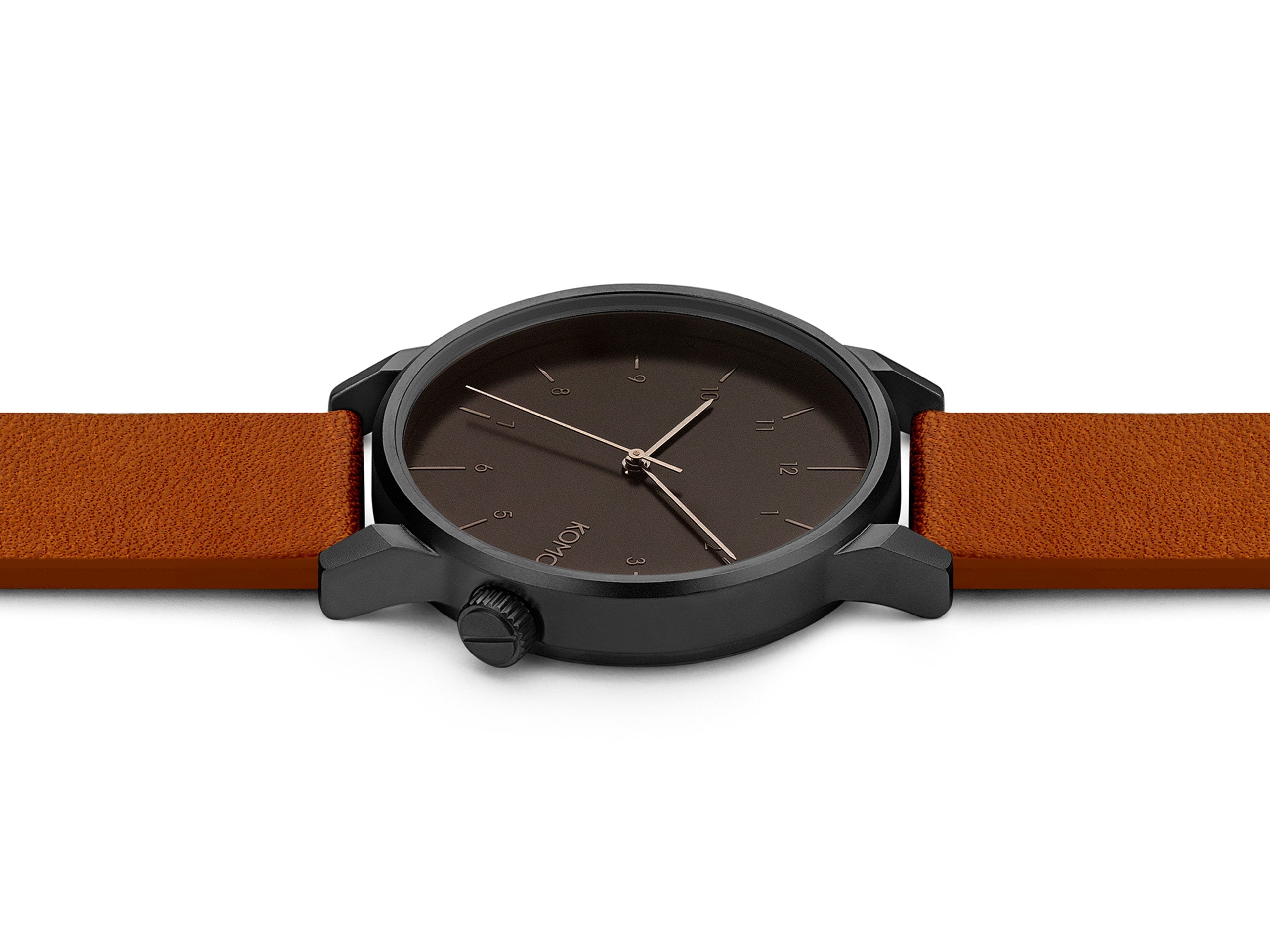 komono-winston-regal-cognac-montre-homme-bracelet-en-cuir-italien image 4