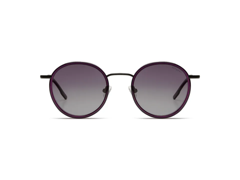 komono-pete-deep-purple-black-matte-lunettes-de-soleil image 1