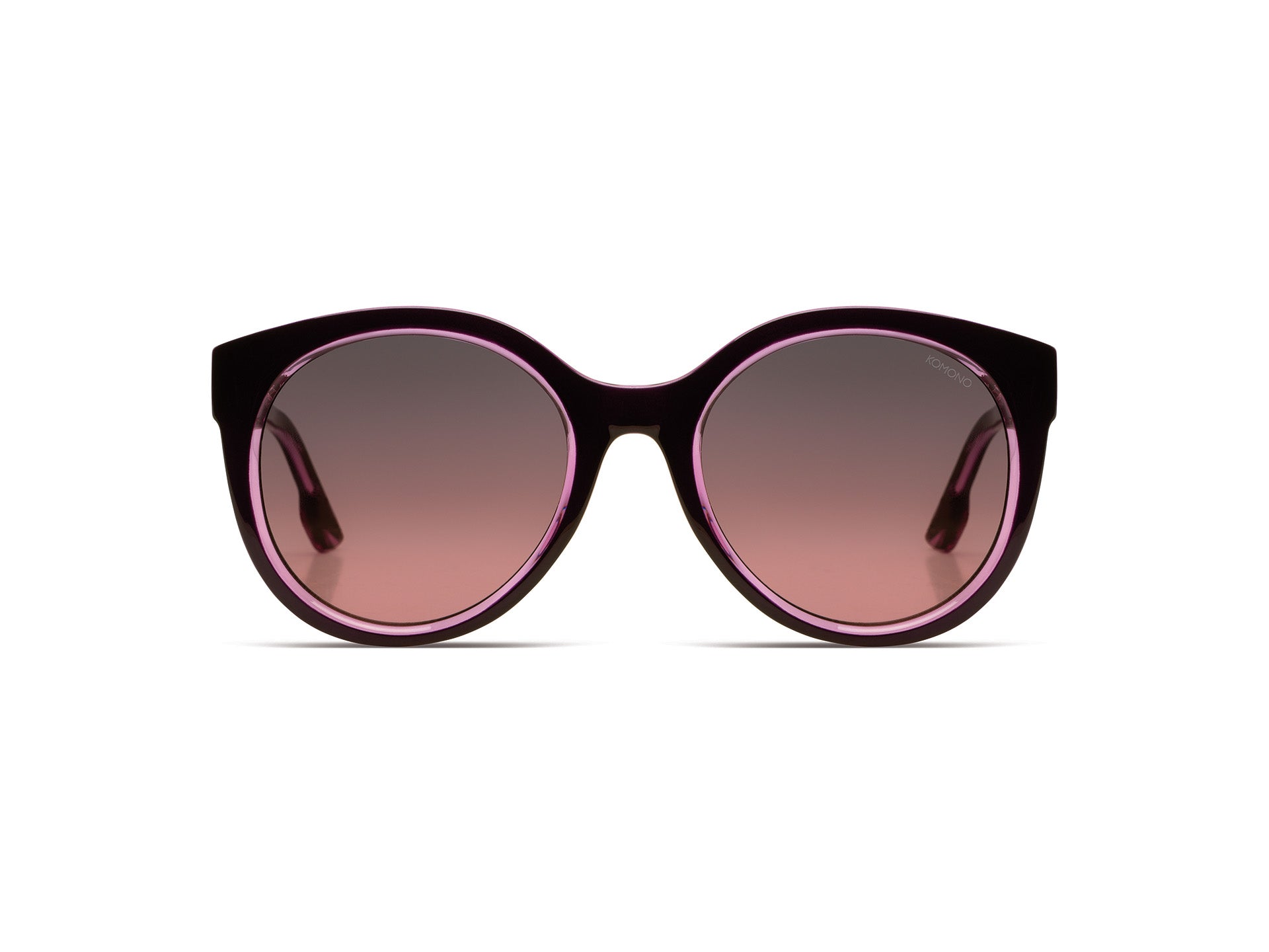 komono-ellis-grape-vine-lunettes-de-vue-rondes-papillon-bio-nylon-violet-translu image 2