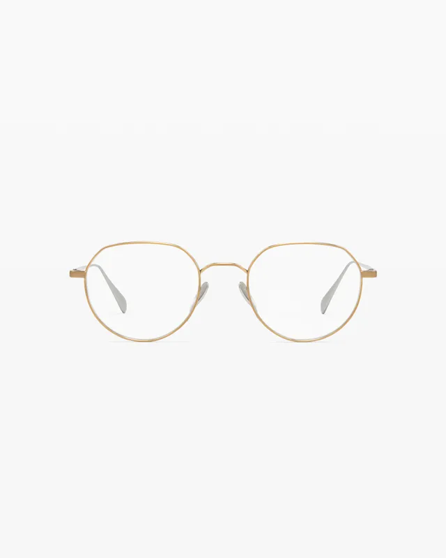 jimmy-fairly-la-altea-lunettes-de-vue-rondes-en-titane-dor-mat-taille-m-mixte image 1