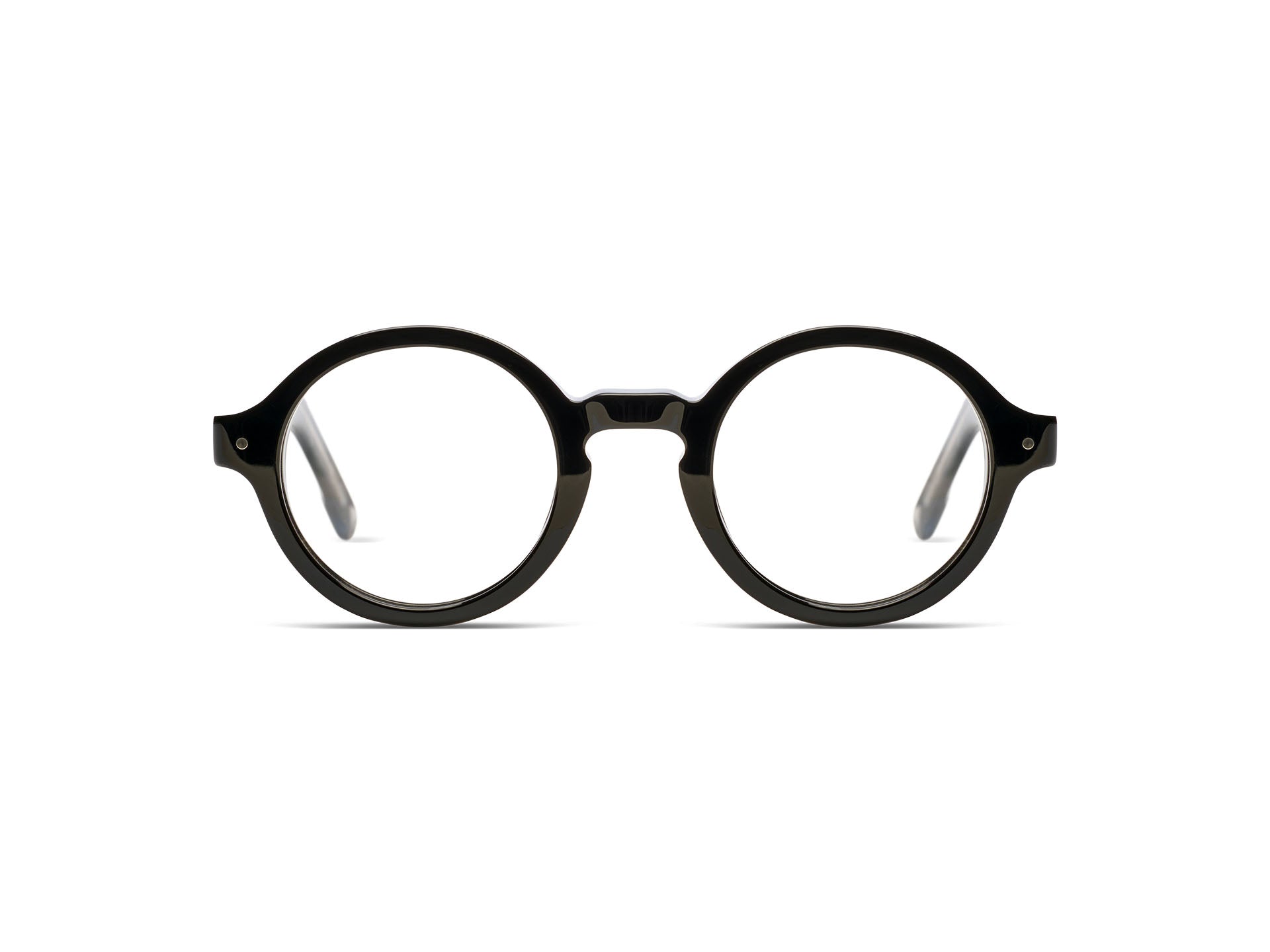 komono-quinn-black-rain-monture-optique-ronde-classique image 1