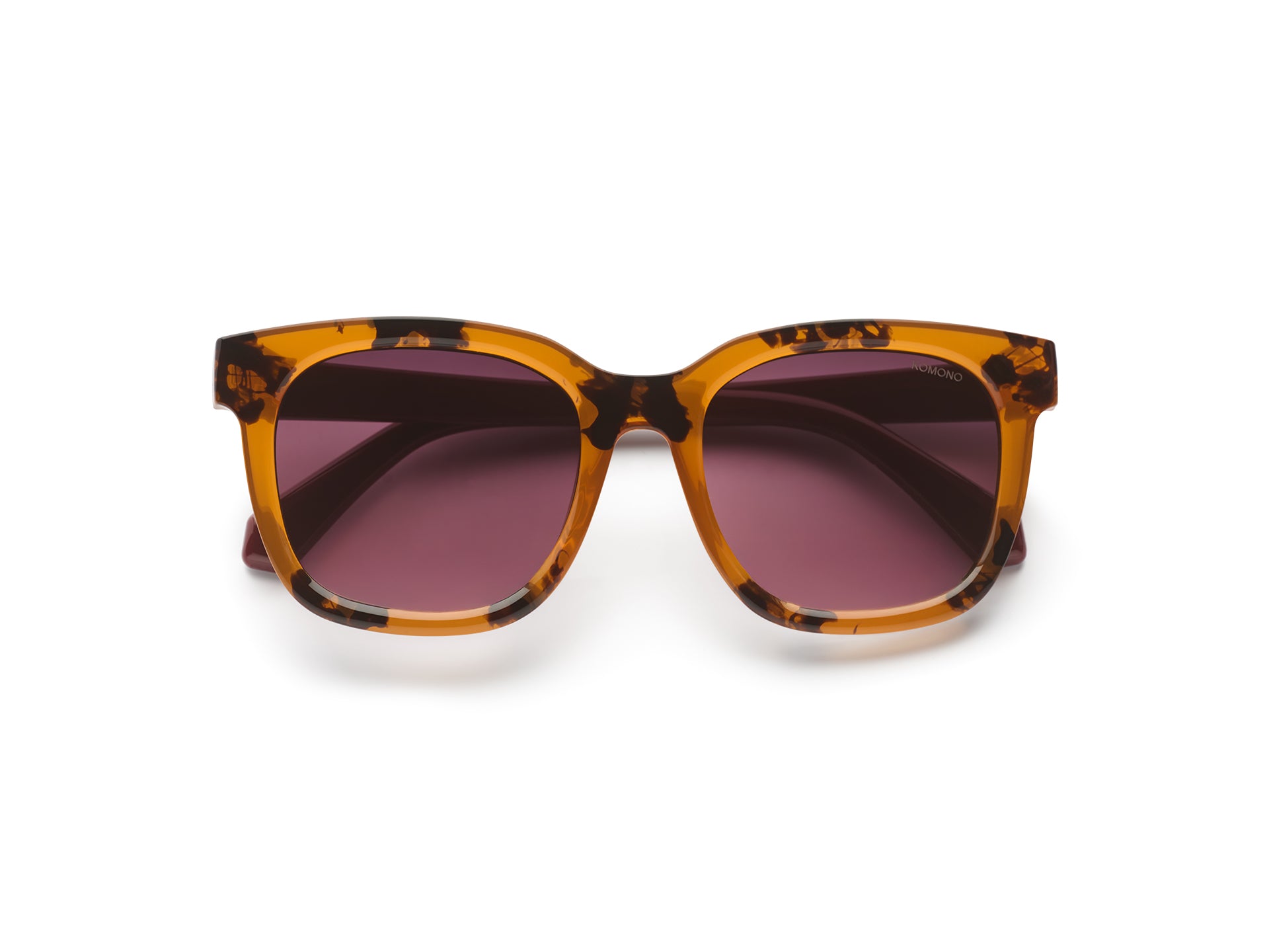 komono-sienna-amber-ink-lunettes-de-soleil-oversized-rectangulaires image 3