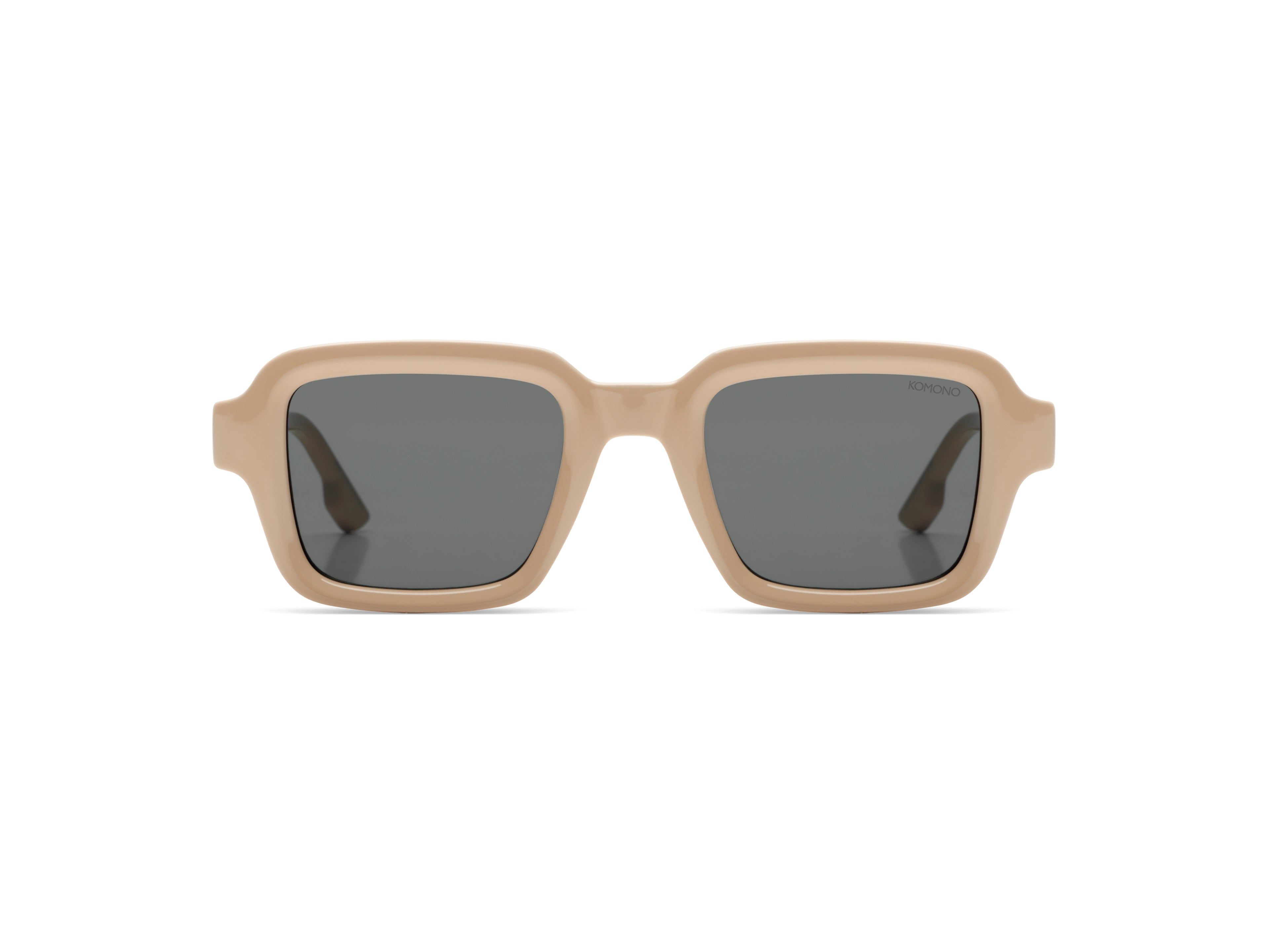komono-lionel-almond-lunettes-de-soleil-carr-es-large-en-bio-nylon image 1