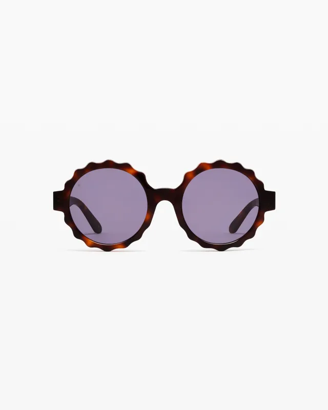 jimmy-fairly-la-lily-lunettes-de-soleil-ronde-oversize-e9caille-femme image 1