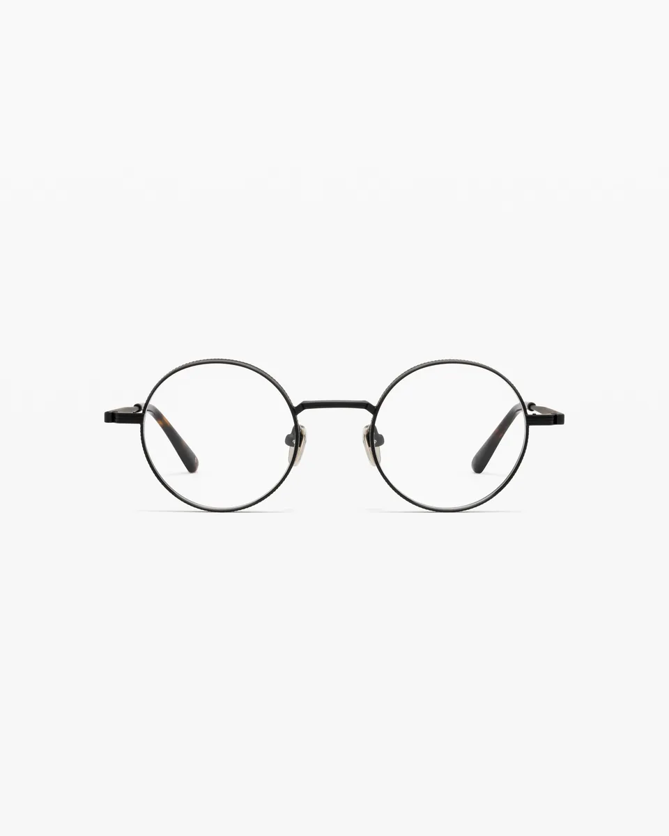 jimmy-fairly-la-reos-lunettes-de-vue-rondes-en-acier-inoxydable-noir-taille-medi image 1