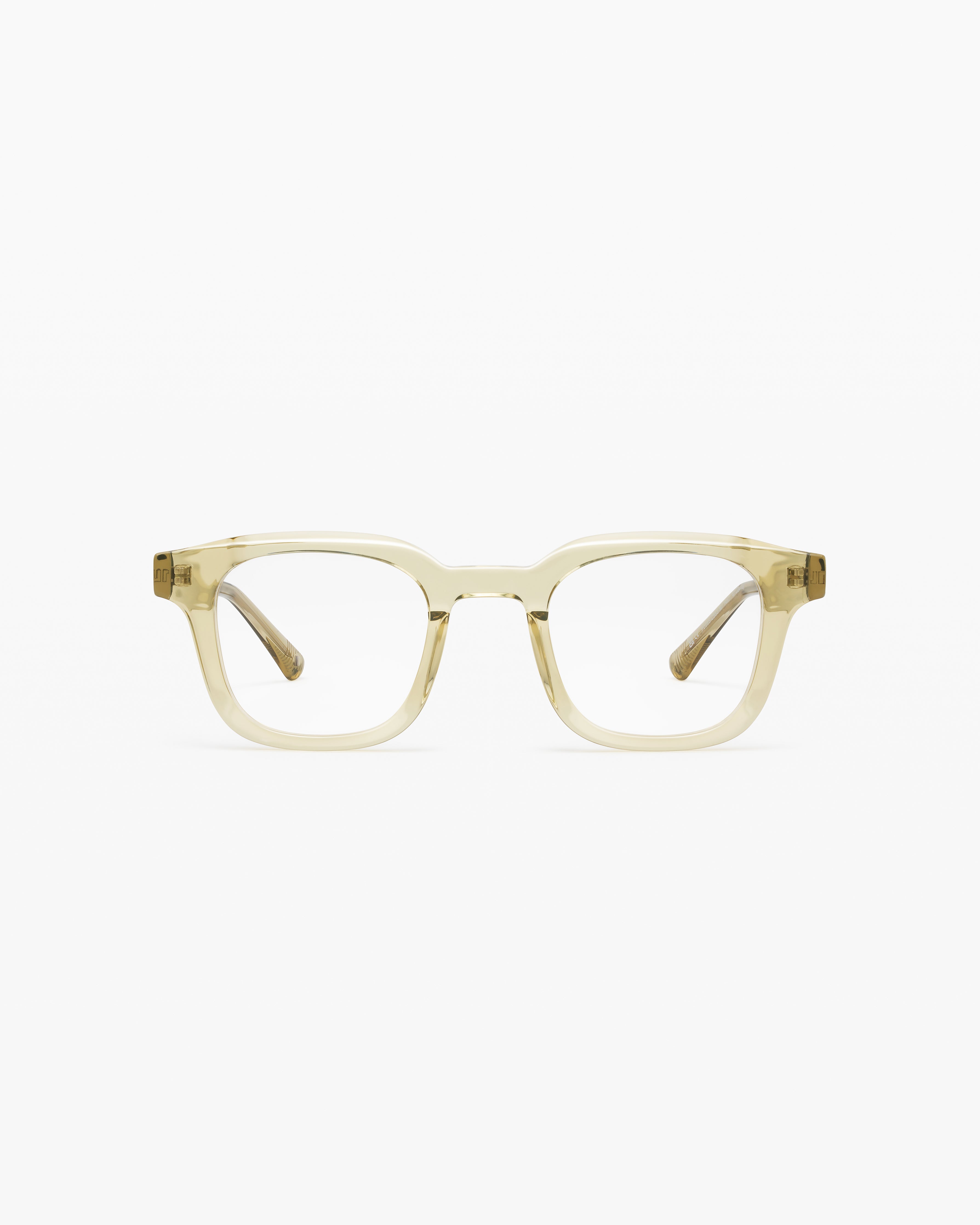jimmy-fairly-la-calvi-l-lunettes-de-vue-carr-es-transparentes-et-jaune-en-ac-tat image 1