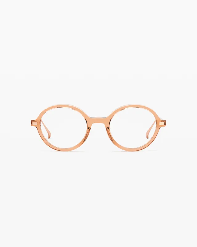 jimmy-fairly-la-betty-lunettes-de-vue-rondes-rose-en-titane-japonais-et-ac-tate- image 1