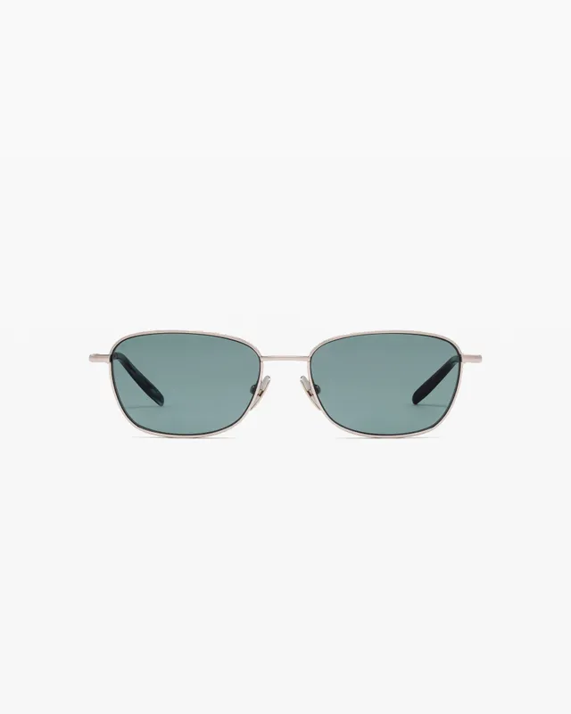 jimmy-fairly-la-freddy-lunettes-de-soleil-rectangulaires-en-acier-inoxydable-pou image 1