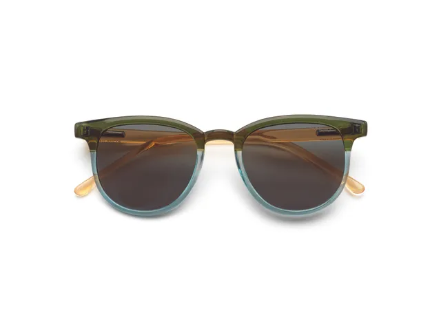 komono-francis-jr-green-sky-lunettes-de-vue-enfants-carr-es-bio-nylon-champagne image 1