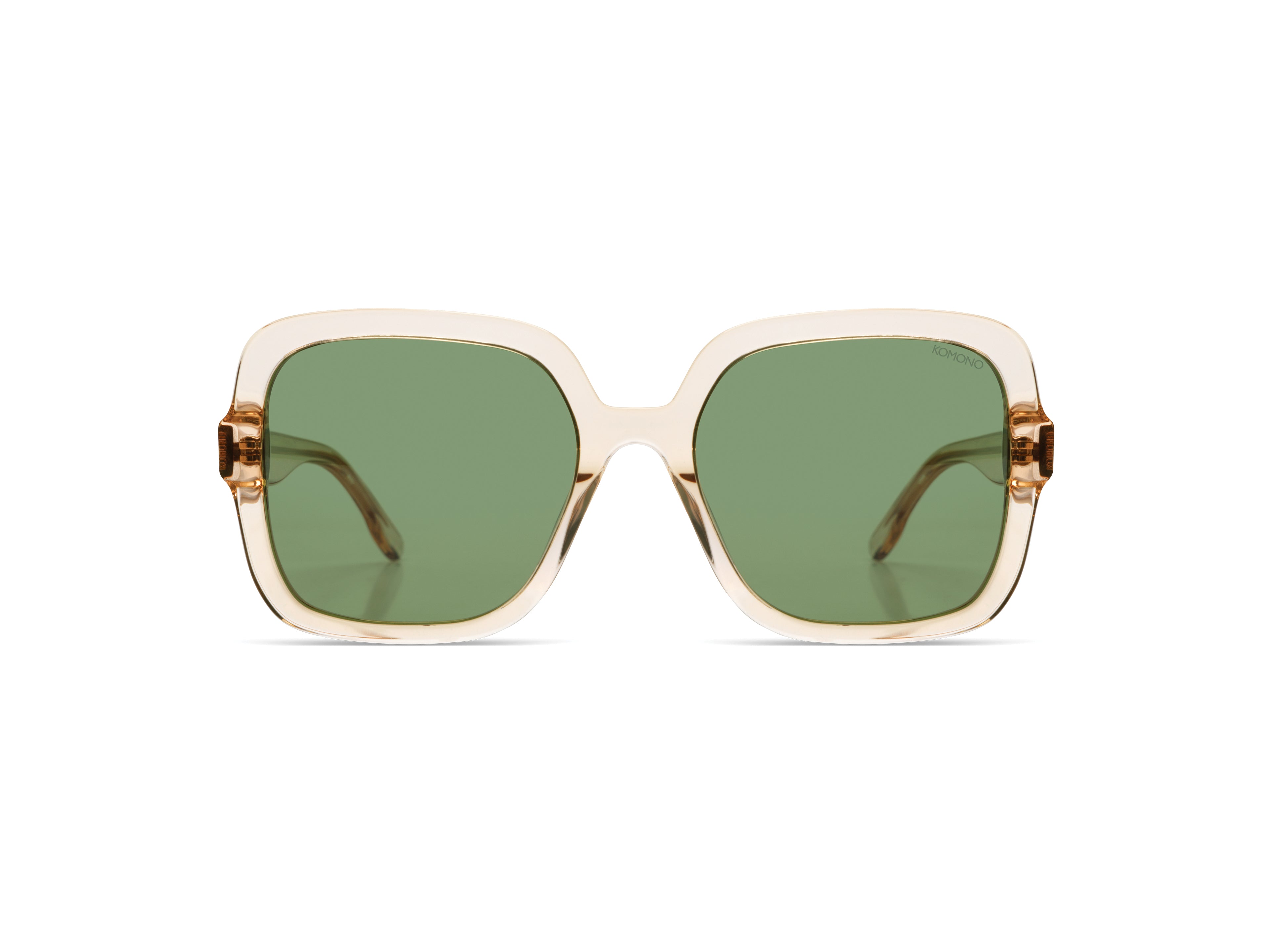 komono-miley-champagne-rose-gold-matte-lunettes-de-soleil-polaris-es-oversize image 1