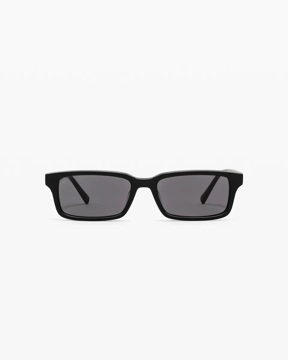 jimmy-fairly-la-kos-lunettes-de-soleil-rectangulaires-noires-style-90s-ac-tate-d image 1