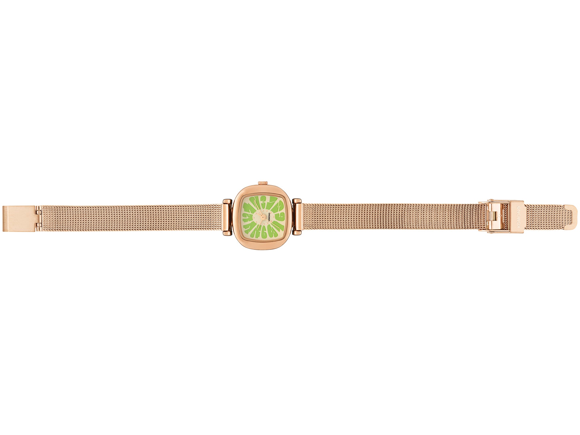 komono-moneypenny-flower-royale-rose-gold-mint-montre-cadran-graphique-bracelet- image 2
